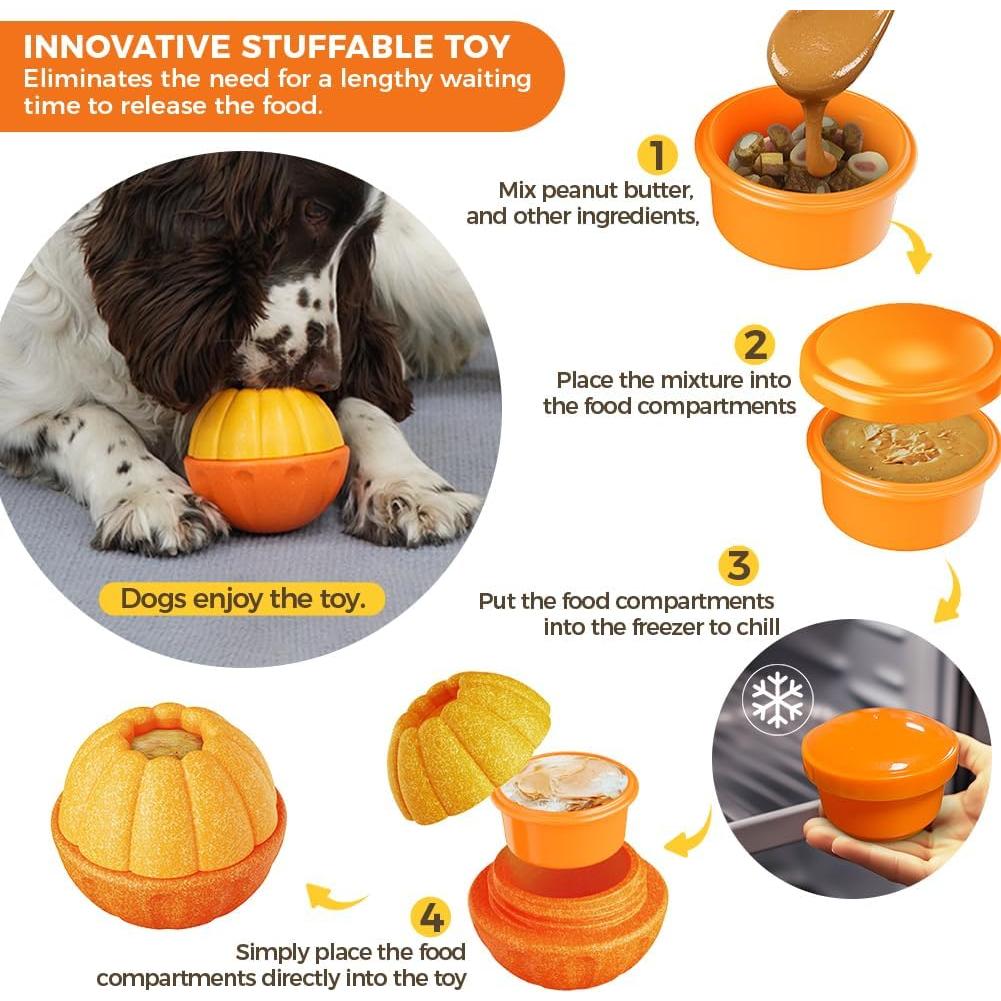 Juguete de golosinas congeladas para perros KASGMU 16x10cm