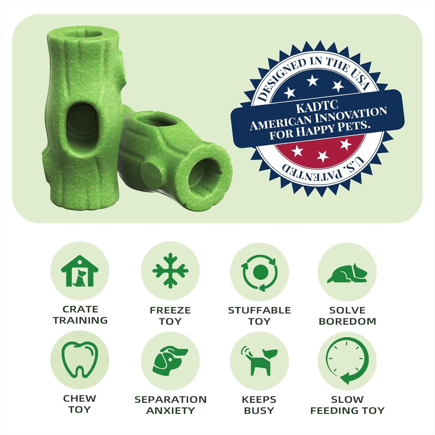 Juguete para Perros KADTC XL Rellenable y Resistente 3 en 1