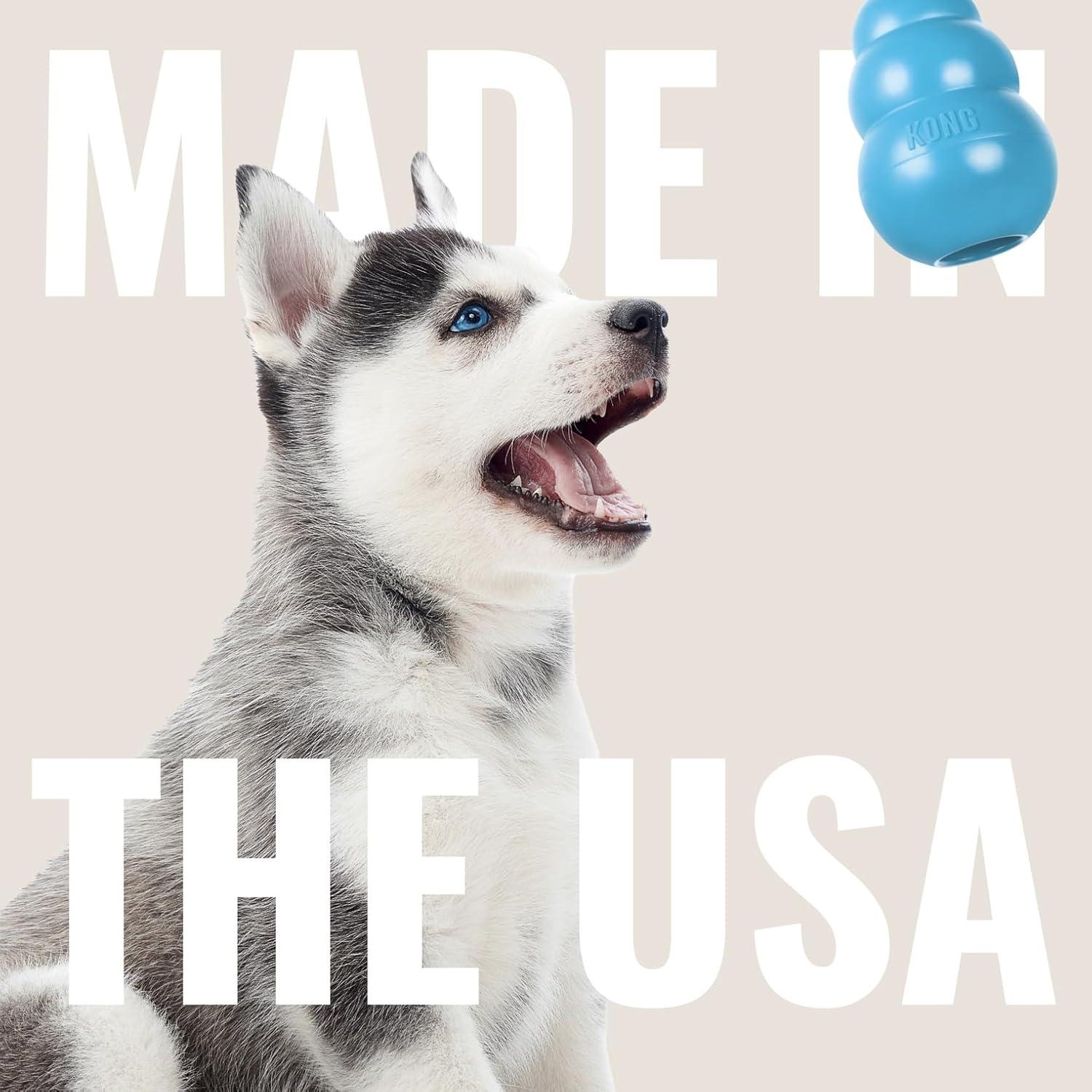 KONG Binkie Juguete para Cachorros Pequeños Rosa 18.9x9.8cm