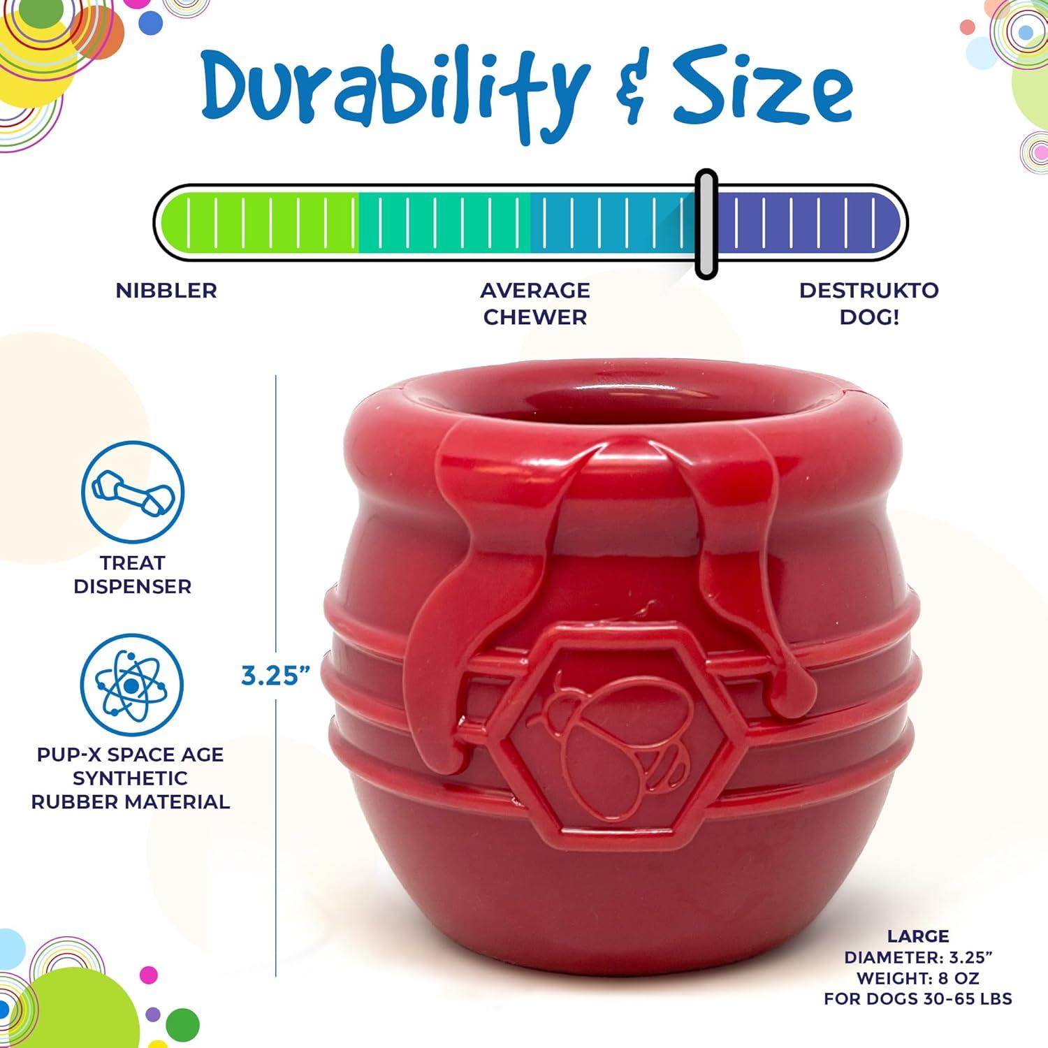 Dispensador de Golosinas SodaPup Olla de Miel Grande 8.25cm