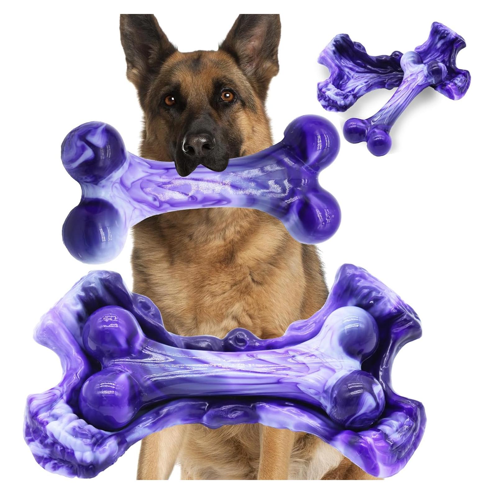 Juguete para perros Magicorange Tough Hueso Nylon Indestructible