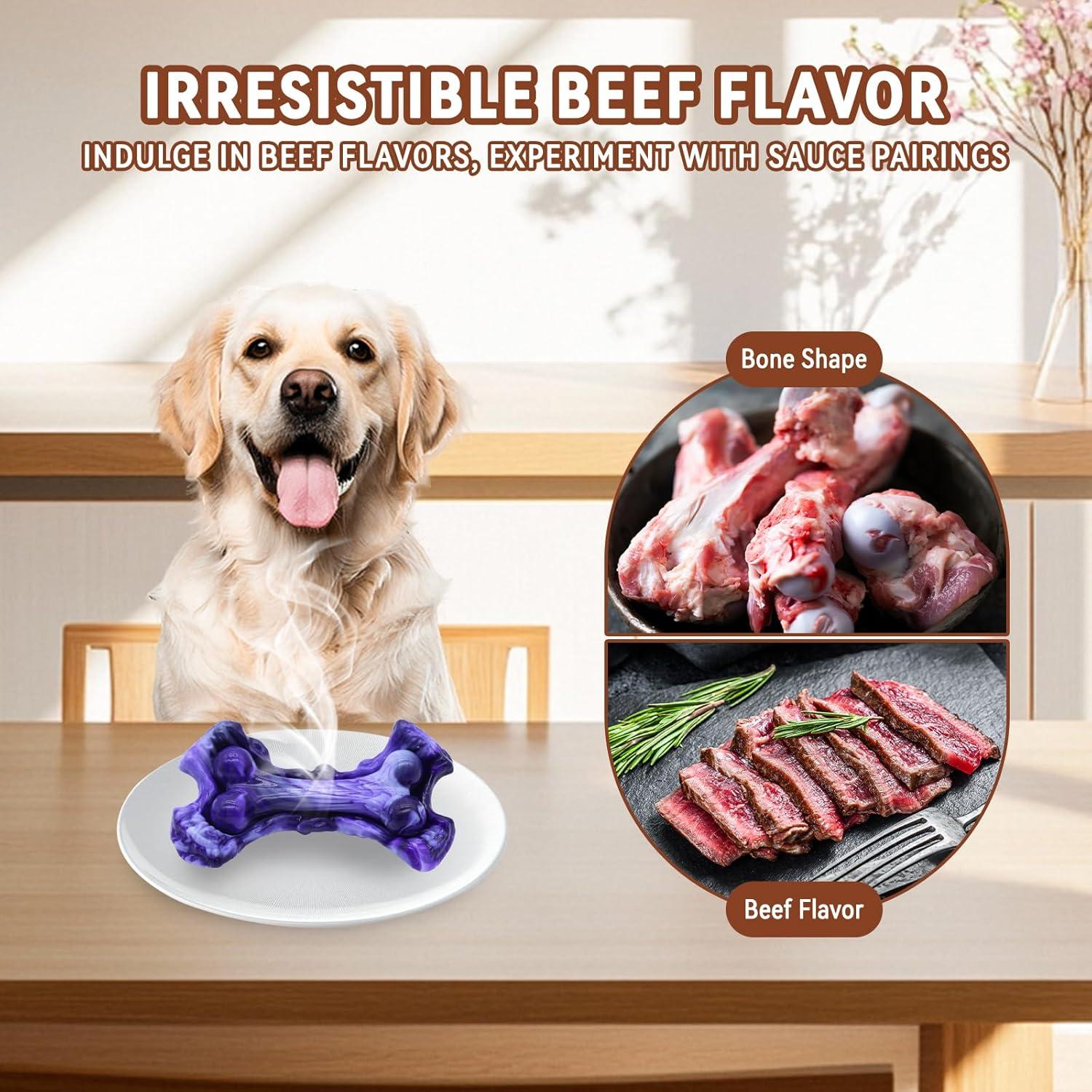 Juguete para perros Magicorange Tough Hueso Nylon Indestructible