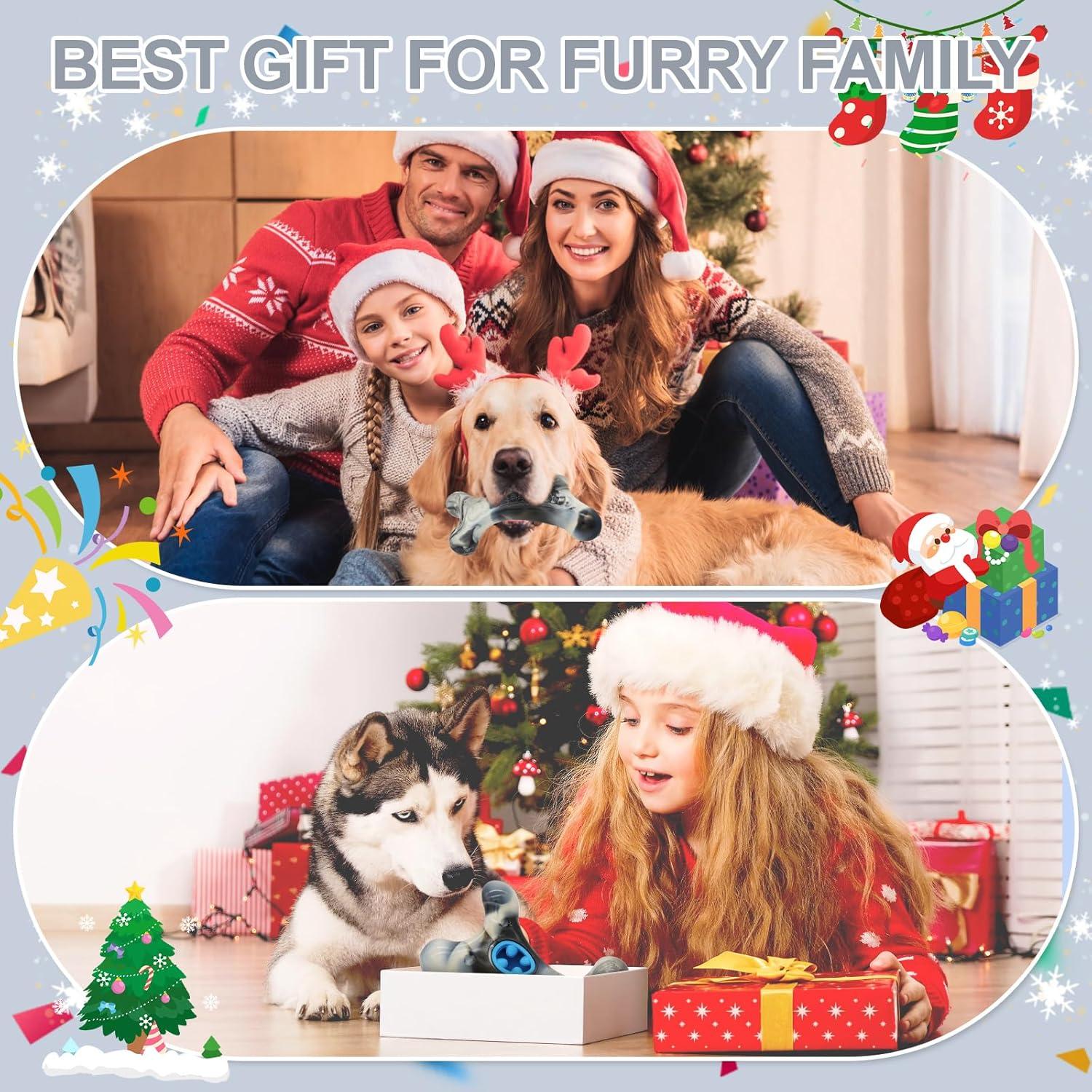 Juguete para Perros Masticadores Agresivos WinTour SharkBone 18x12cm