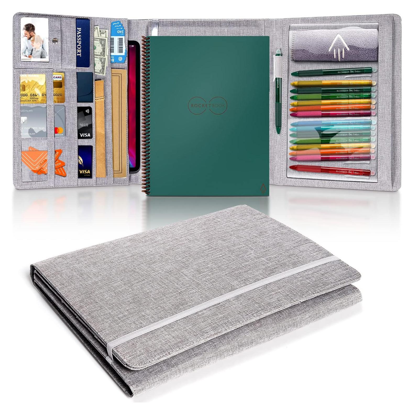 Funda Folio Pulchrum para Cuaderno Carta A4 - Impermeable, Organizador