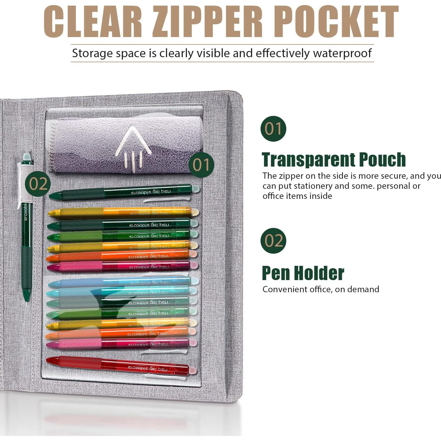 Funda Folio Pulchrum para Cuaderno Carta A4 - Impermeable, Organizador