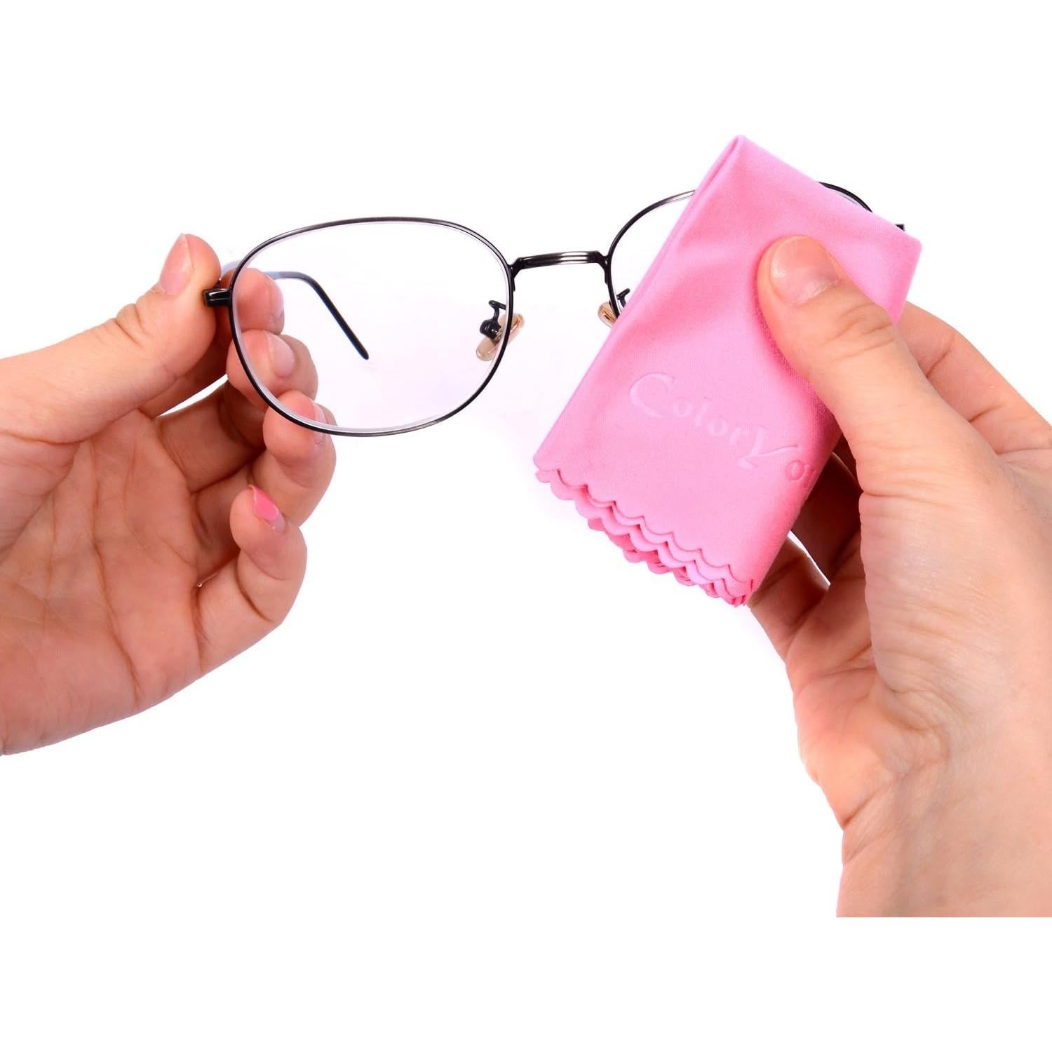 Paquete de 10 paños de limpieza microfibra ColorYourLife 17.8x15.2cm