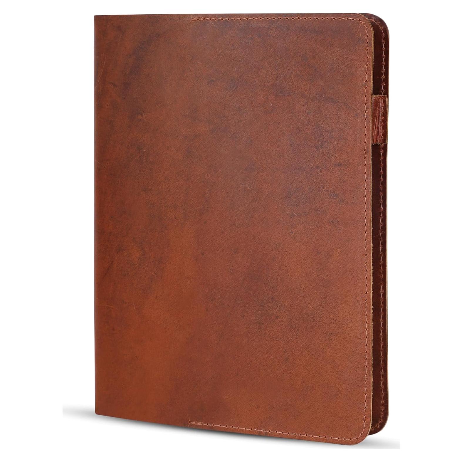 Cubierta de Diario B5 de Cuero Genuino TheAntiq Tan XL