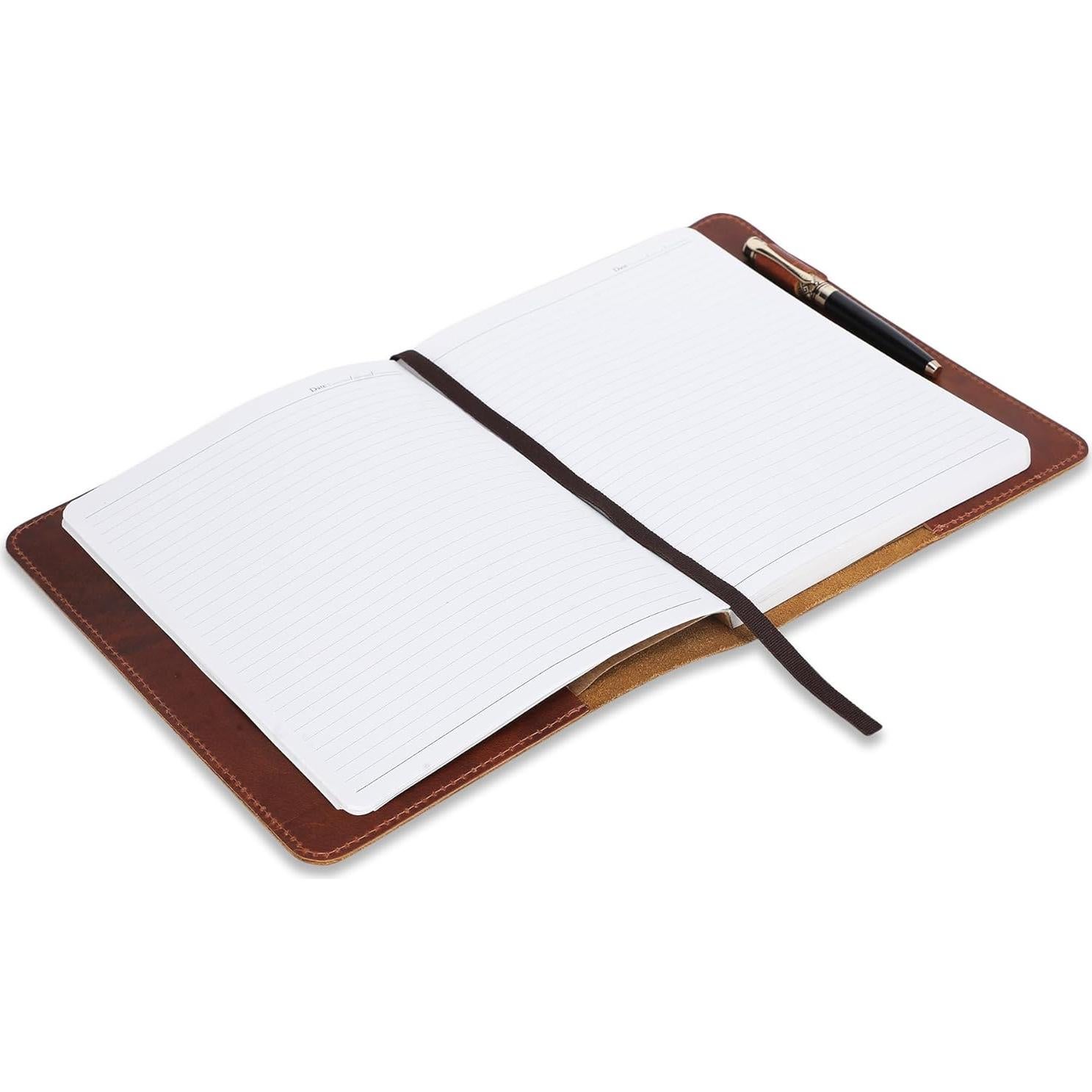 Cubierta de Diario B5 de Cuero Genuino TheAntiq Tan XL