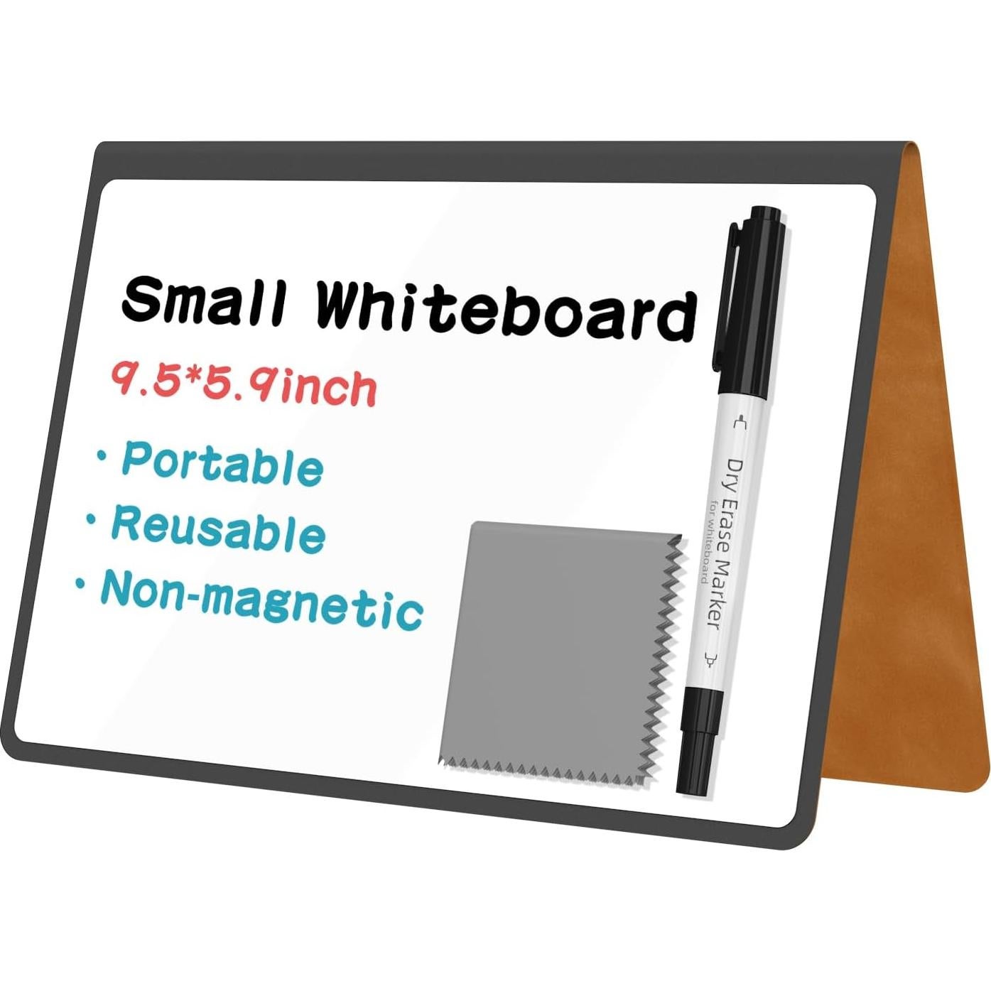 Pizarra Blanca Portátil Dr Magnetic A5 Doble Cara Naranja