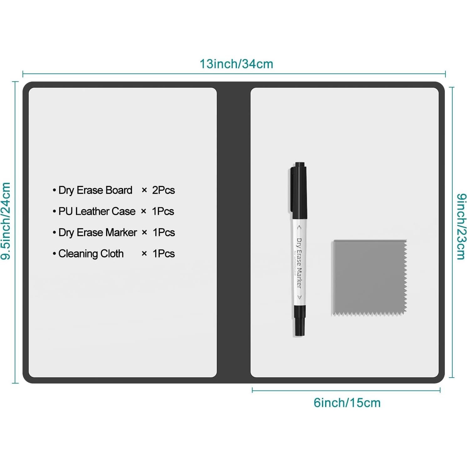 Pizarra Blanca Portátil Dr Magnetic A5 Doble Cara Naranja