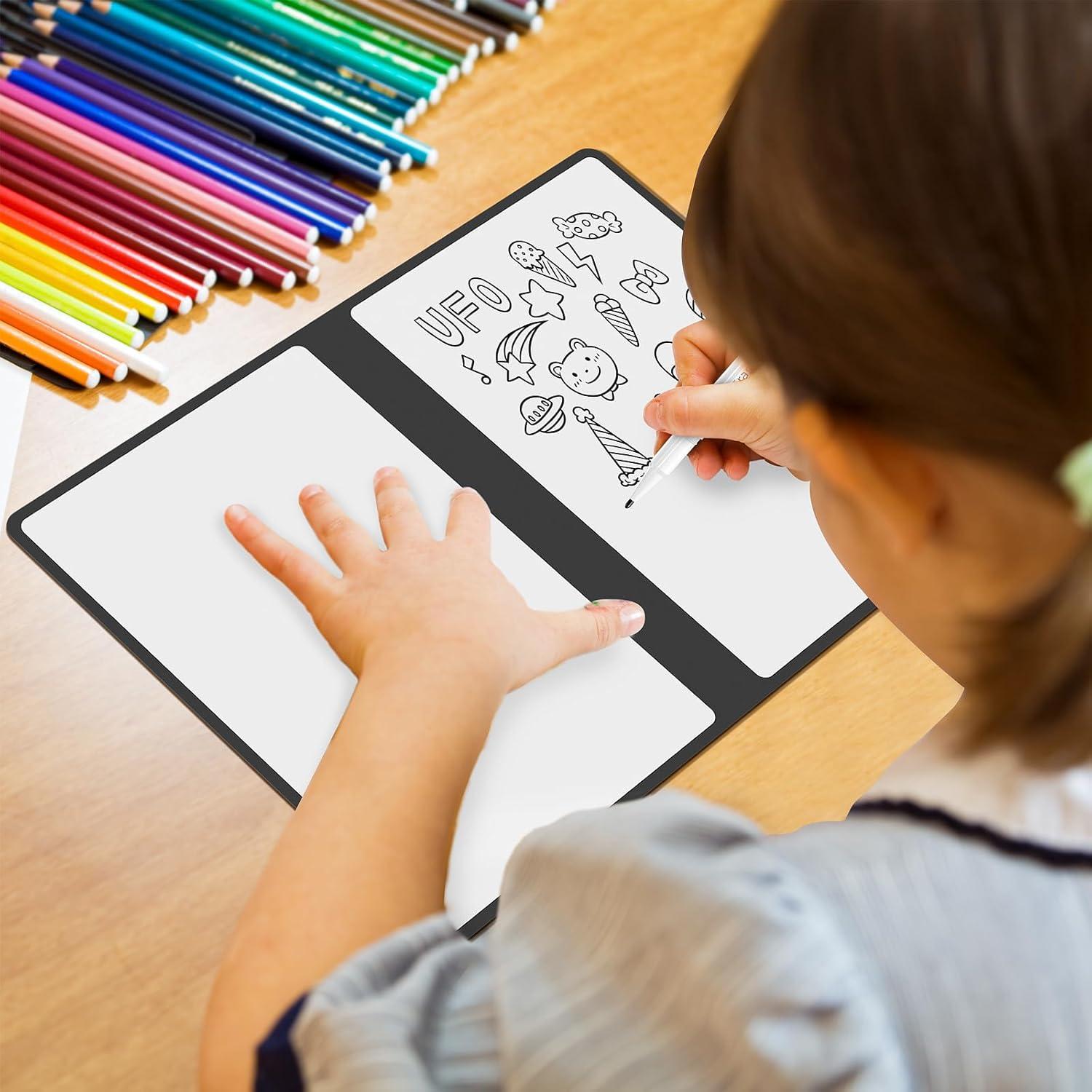 Pizarra Blanca Portátil Dr Magnetic A5 Doble Cara Naranja