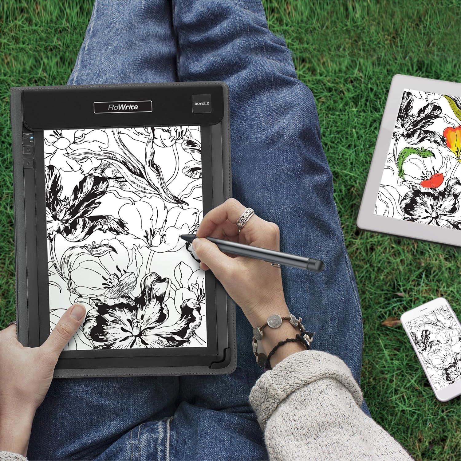 Bloc de Notas Digital Royole RoWrite RY0201-CF5NA - Negro