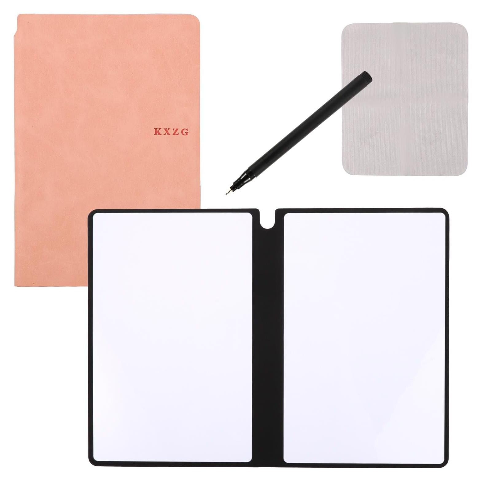 Cuaderno Borrable Reutilizable NQEUEPN A5 Rosa 24x16.5 cm