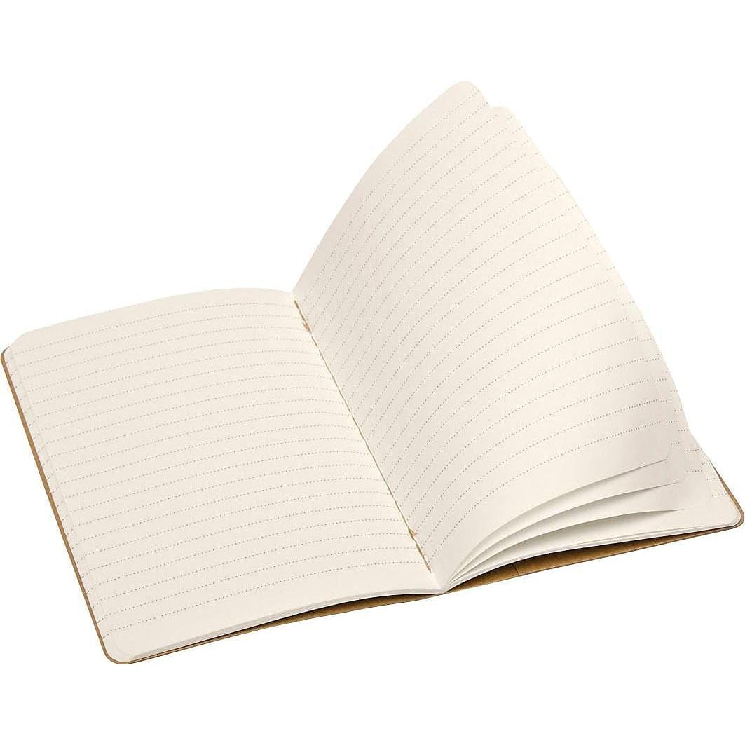 Diario Moleskine Evernote Pocket Rayado Marrón Kraft - Juego de 2