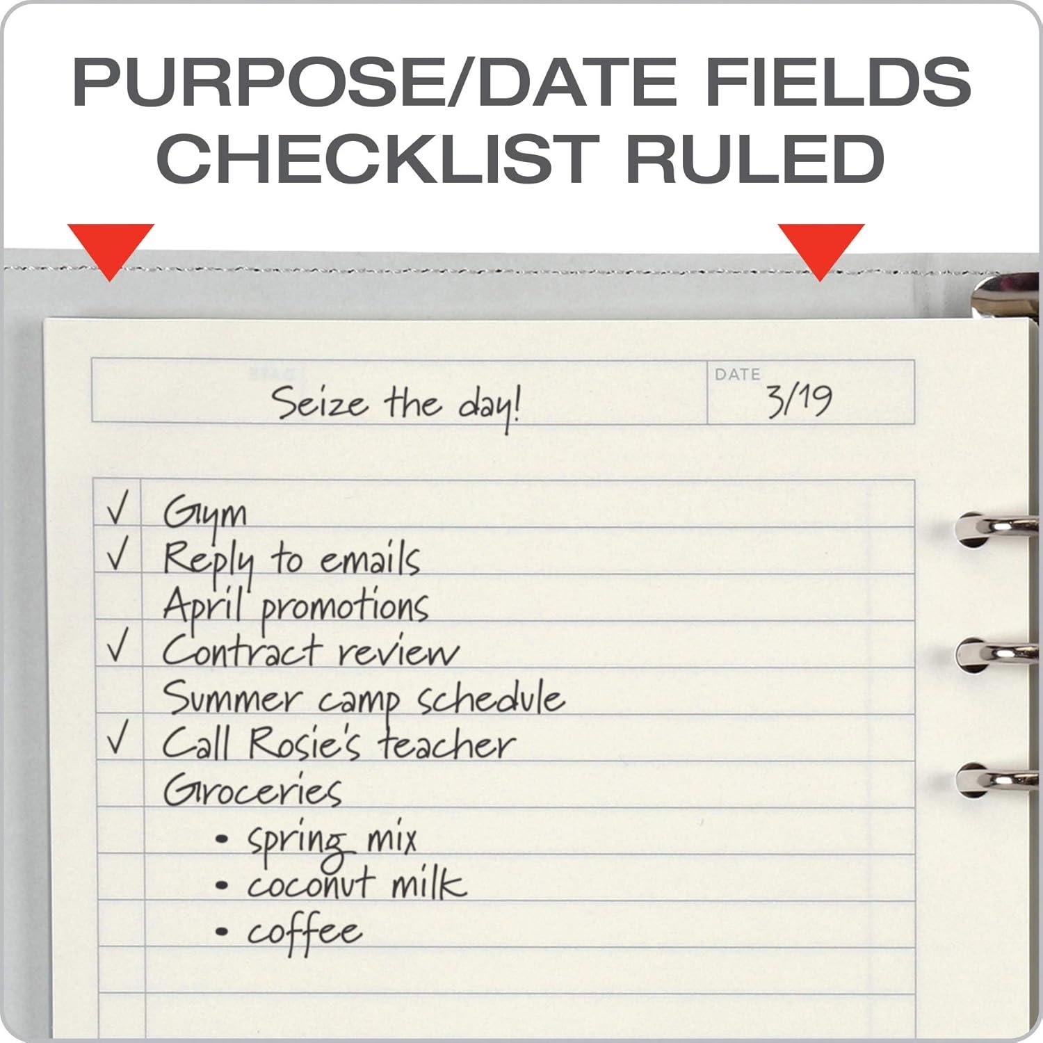 Cuaderno Profesional Oxford 6 Anillas A5 Rosa Pálido 100 Hojas