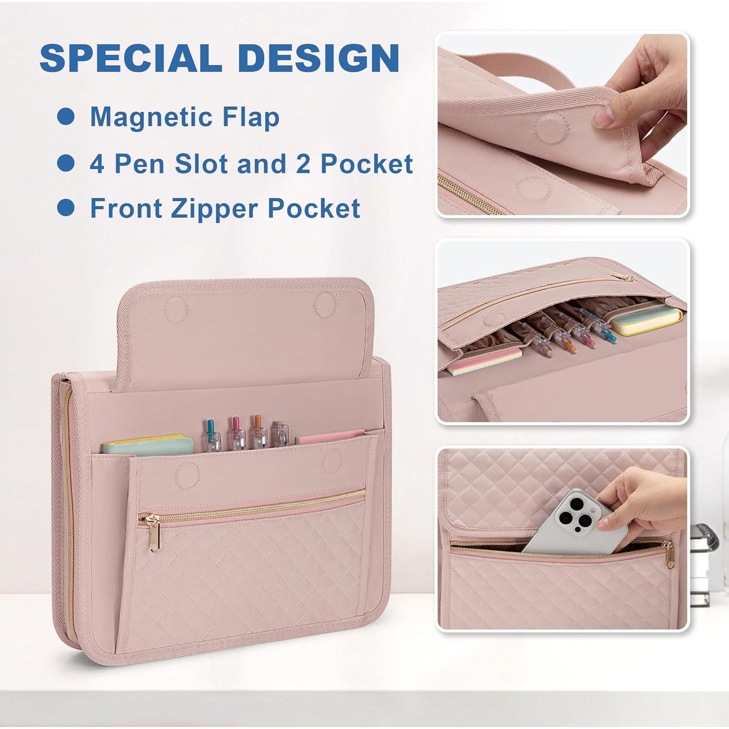 Cubierta de Folio Damero Rosa para Cuadernos Rocketbook 21.6x27.9cm