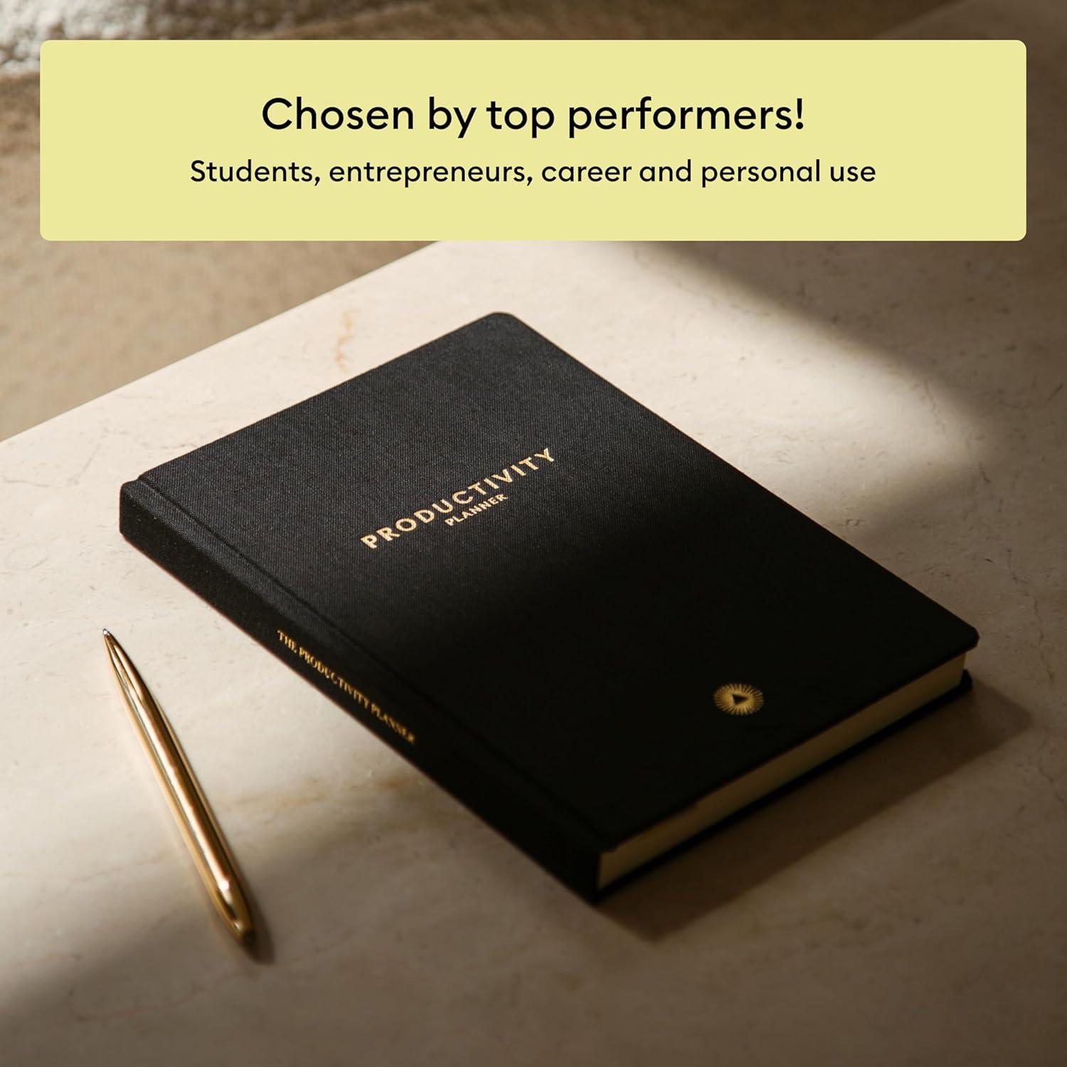 Planificador de Productividad A5 Intelligent Change Negro 2025