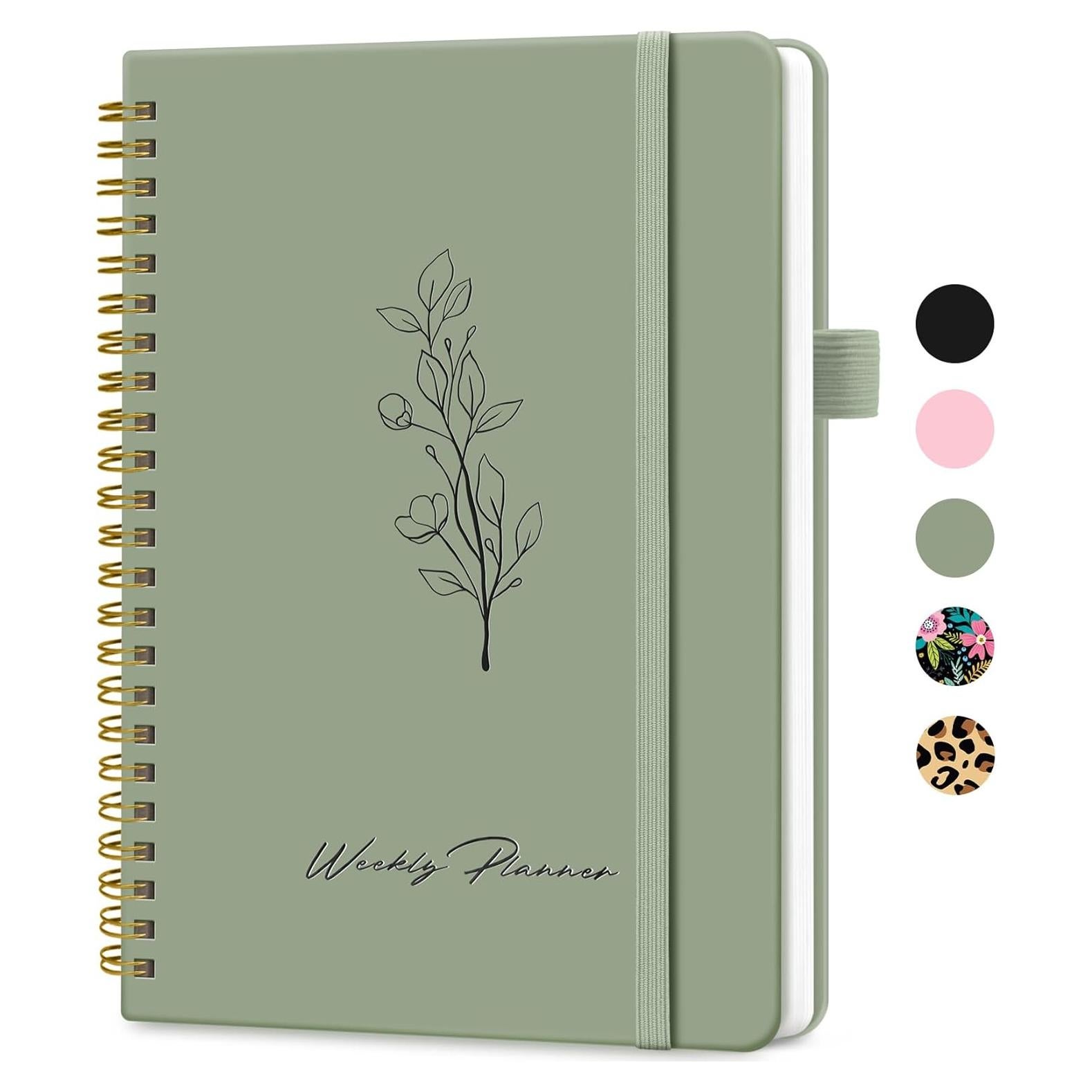 Planificador Semanal Sin Fecha Taja A5 Verde 52 Semanas