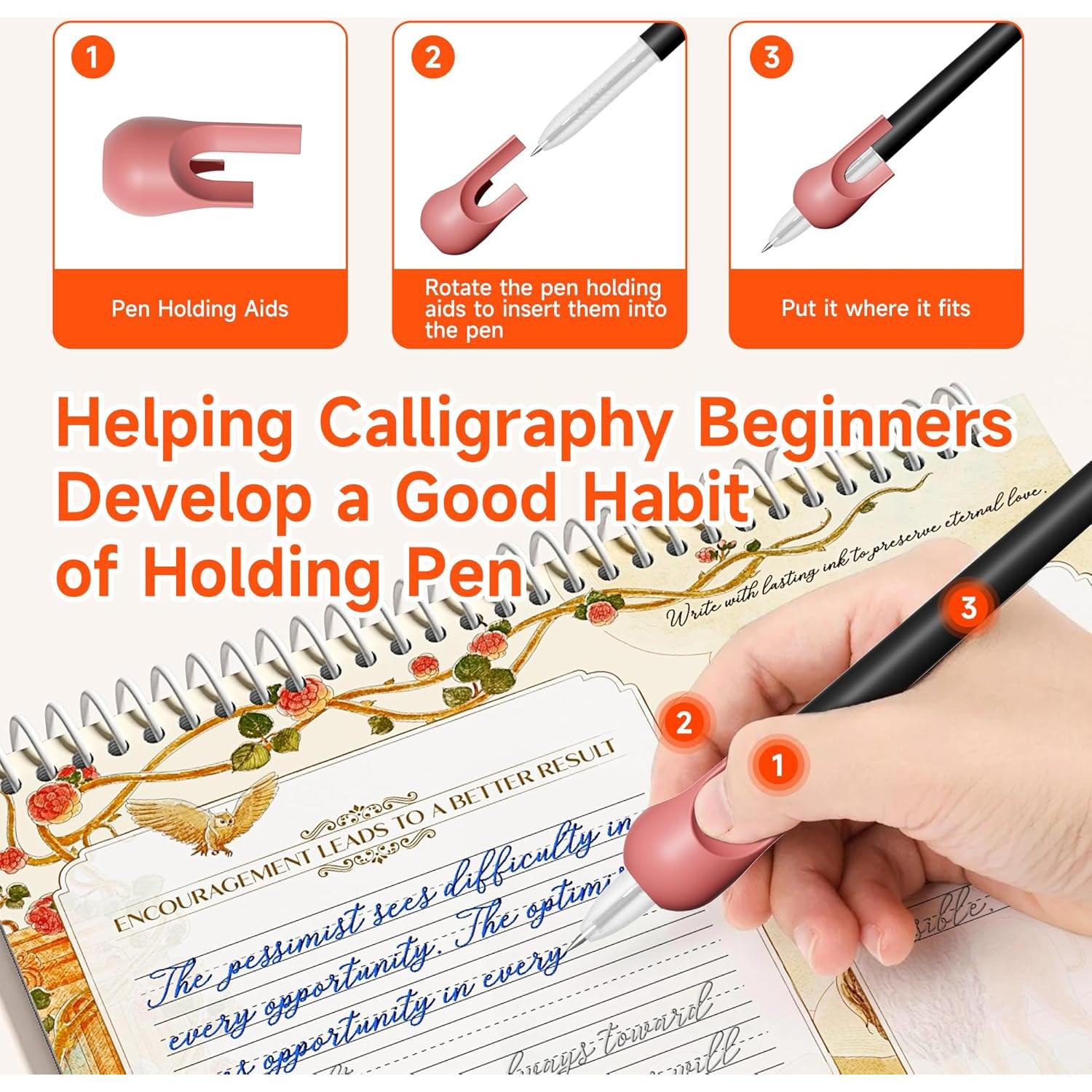 Kit de Caligrafía Cursiva TIME X - 3 Cuadernos Reutilizables