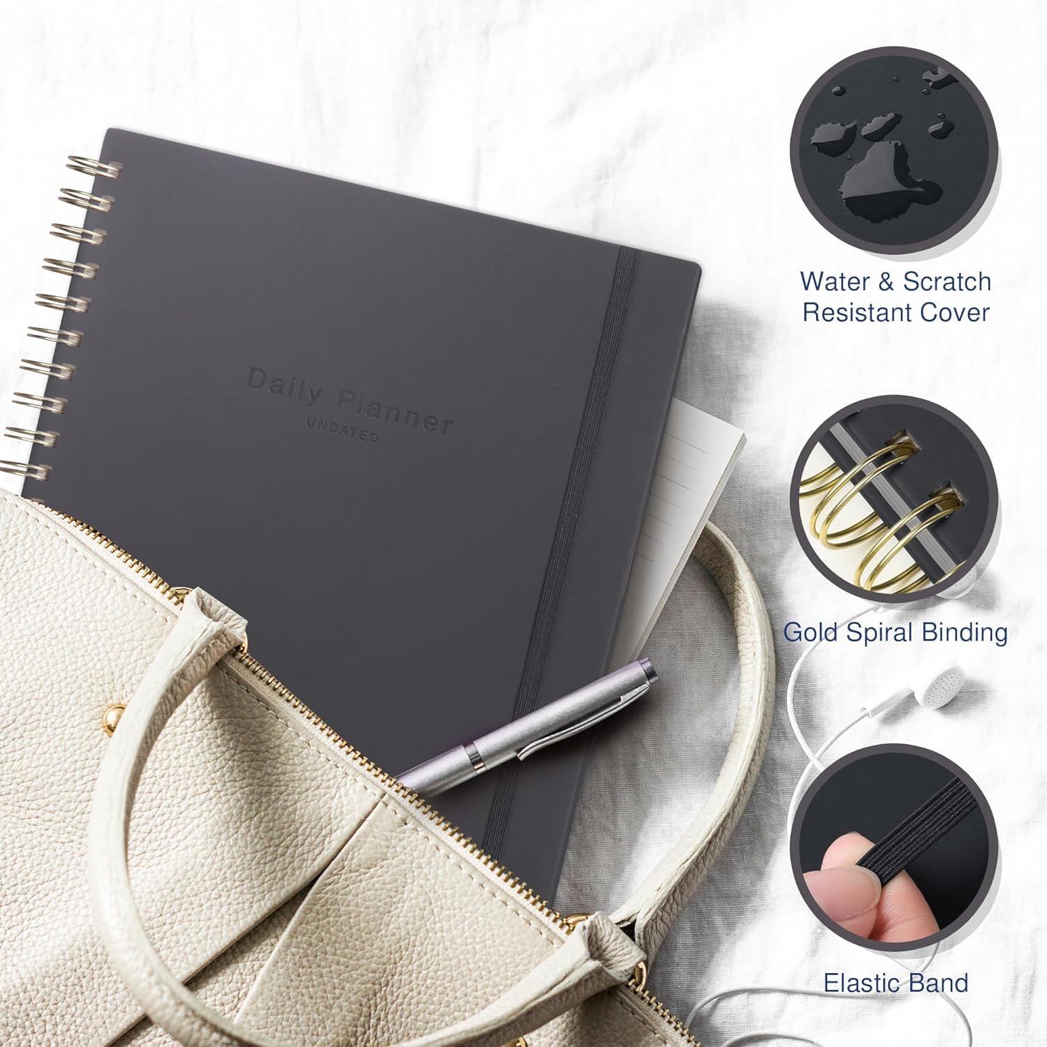 Planificador Diario No Datado AUROPLANNER 180 Páginas Tamaño Carta