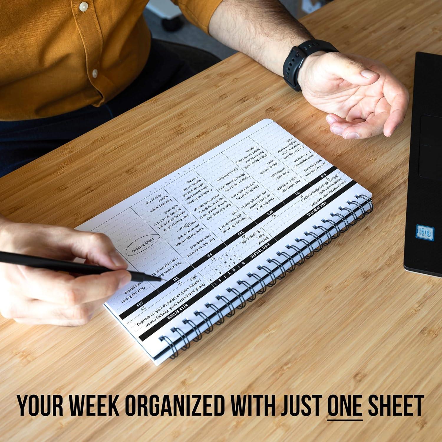 Planificador Semanal No Datado 2025 Scribbles That Matter 28x17.2cm