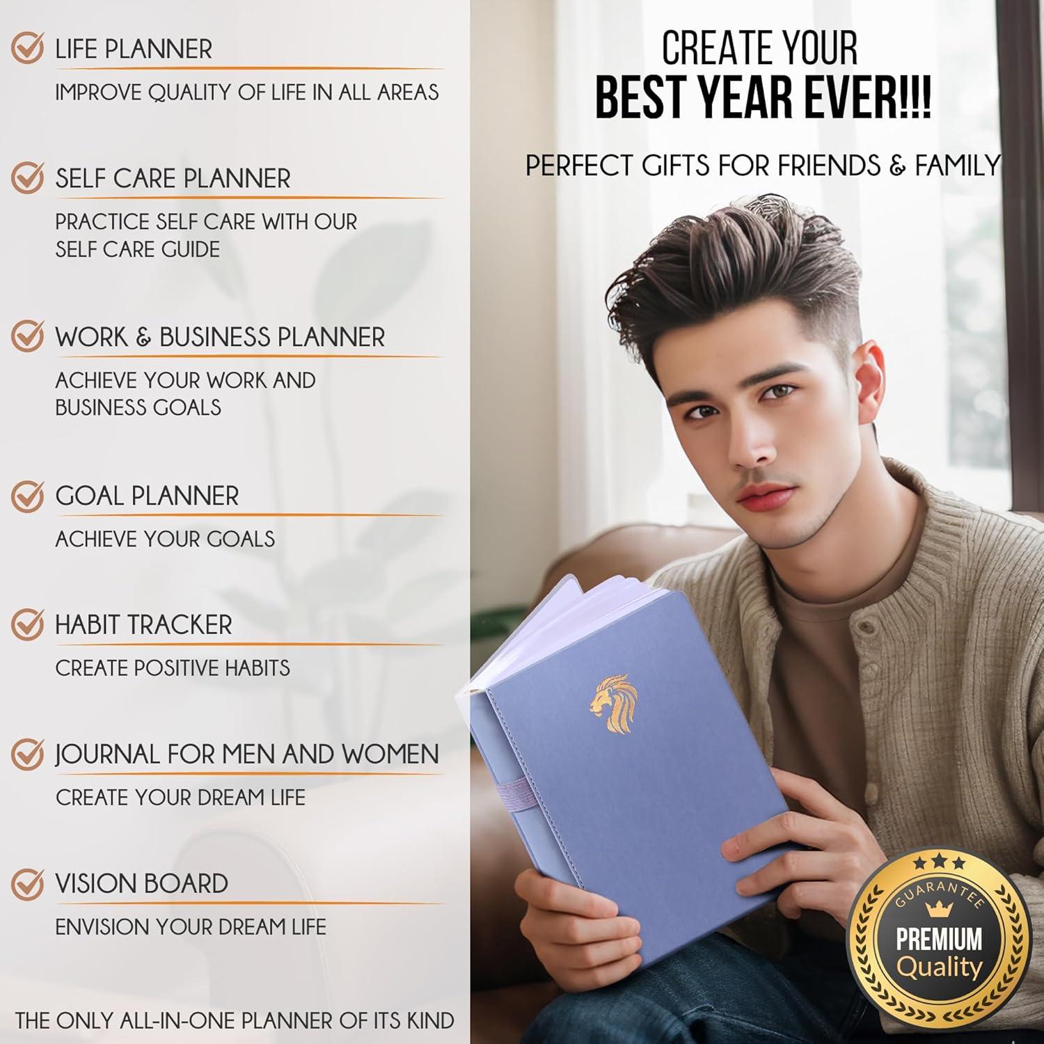 Planificador Diario Semanal Mensual A5 Freedom Mastery Violeta