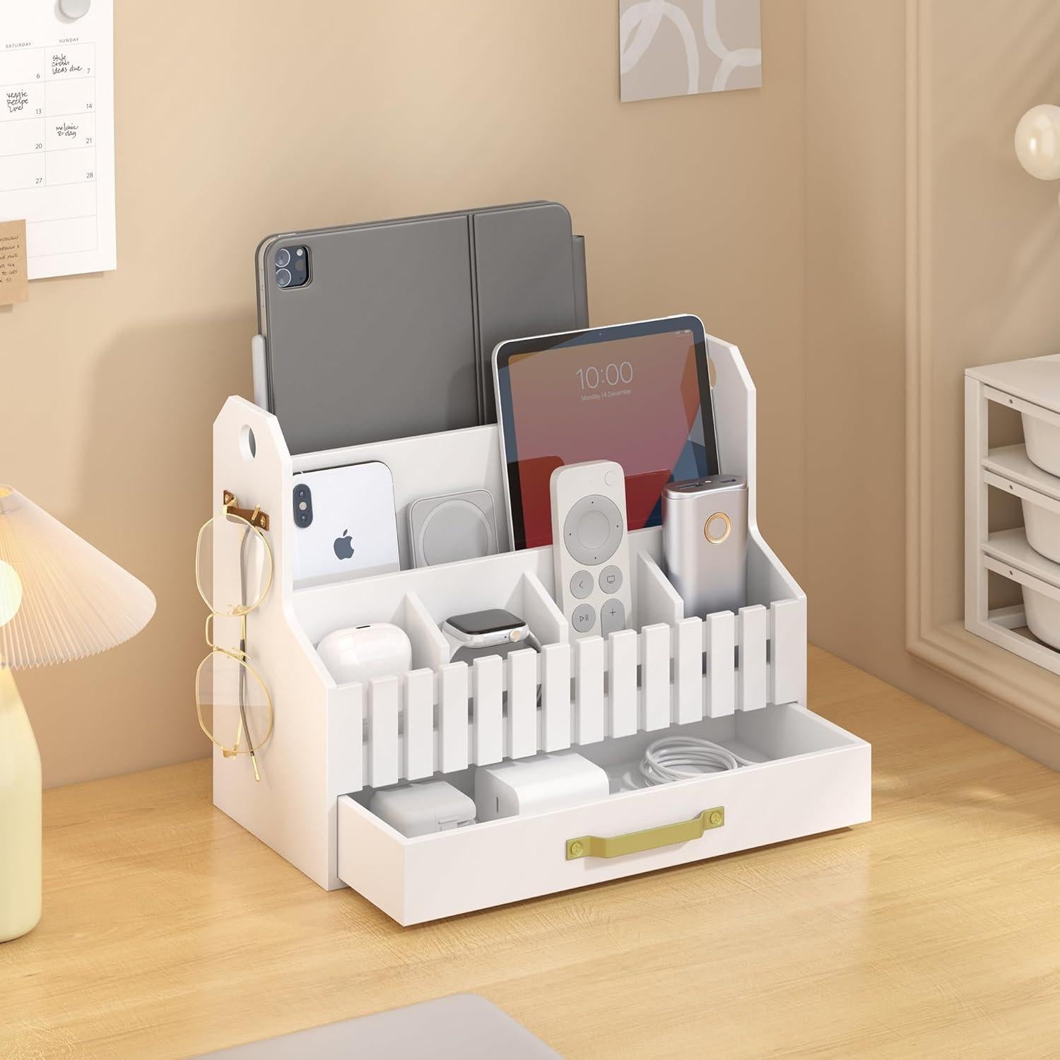 Organizador de Correo de Bambú Wisuce Essentials Blanco 1.66 kg