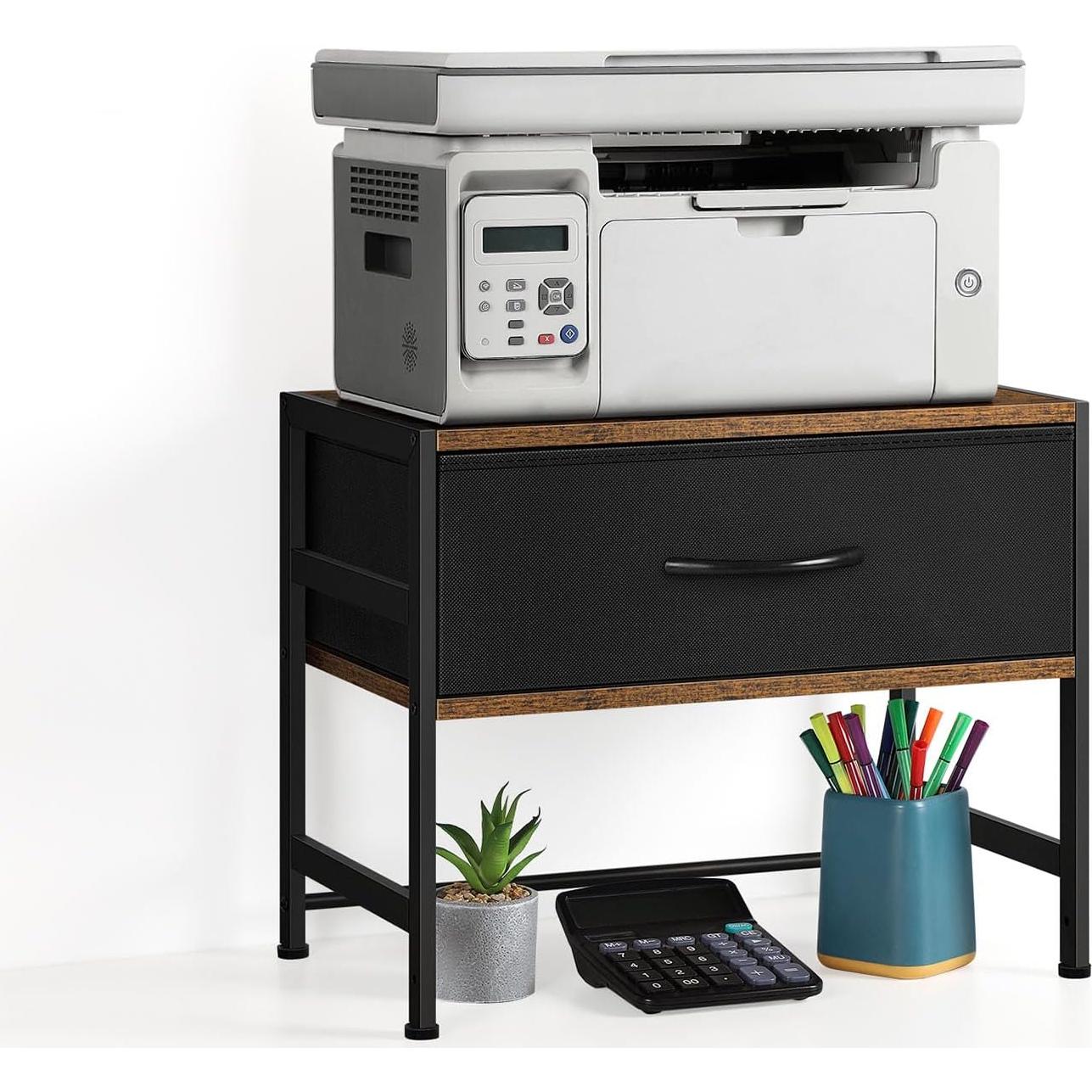 Soporte para Impresora Luplom Zen4719-BN1 Marrón Rústico