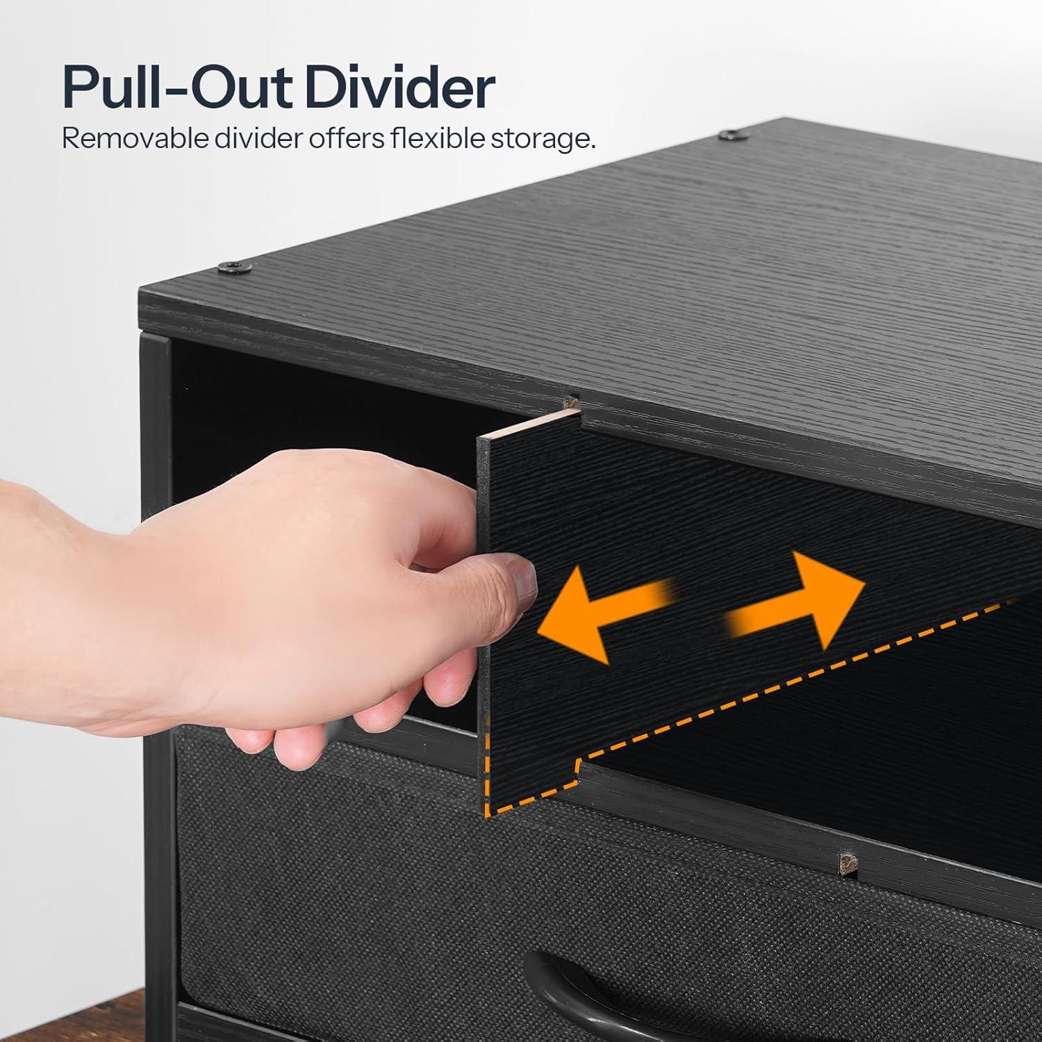 Soporte para Impresora HOOBRO BB08PS01, Estante Organizador Negro