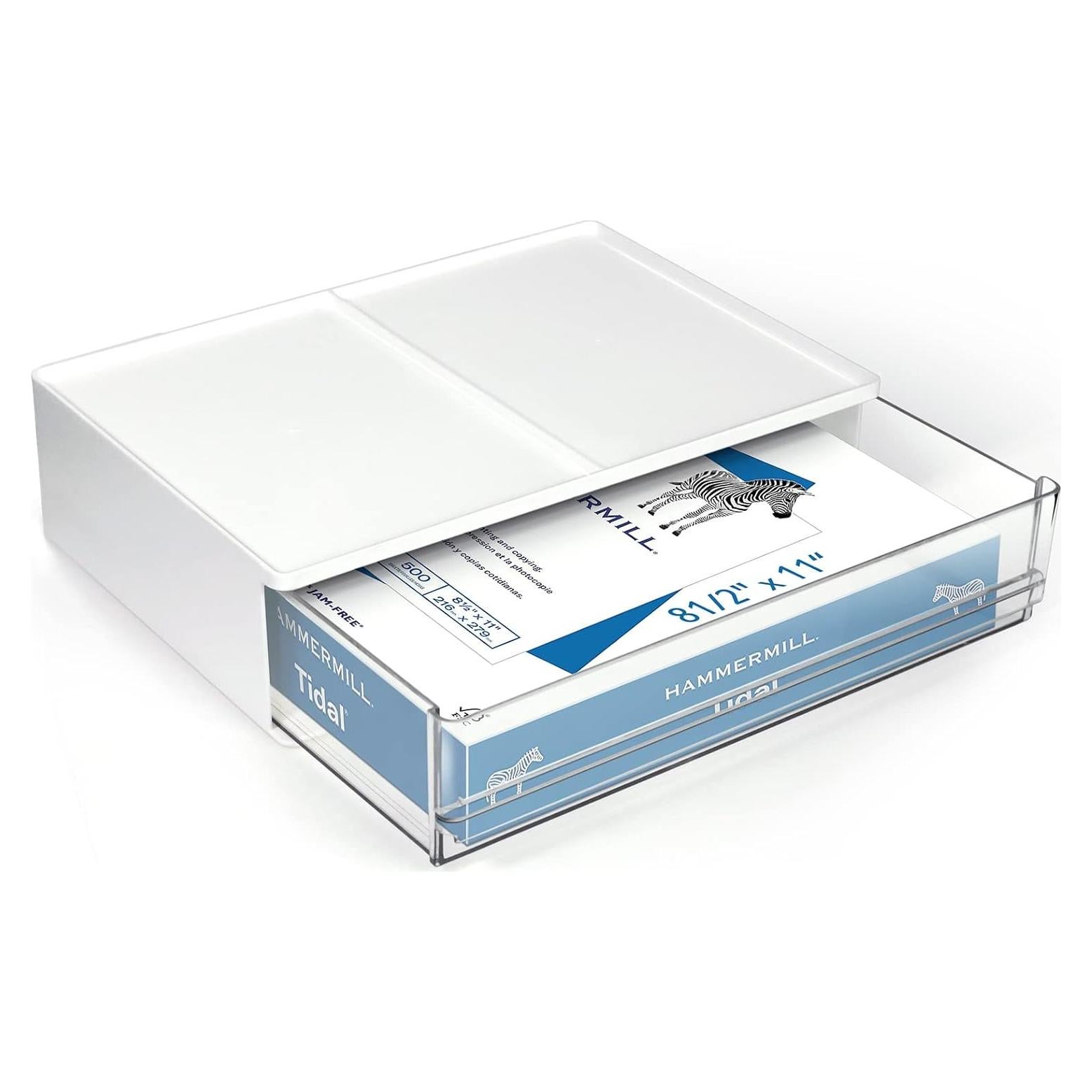 Organizador de Escritorio Harhana HDH002 - Cajón Apilable Blanco