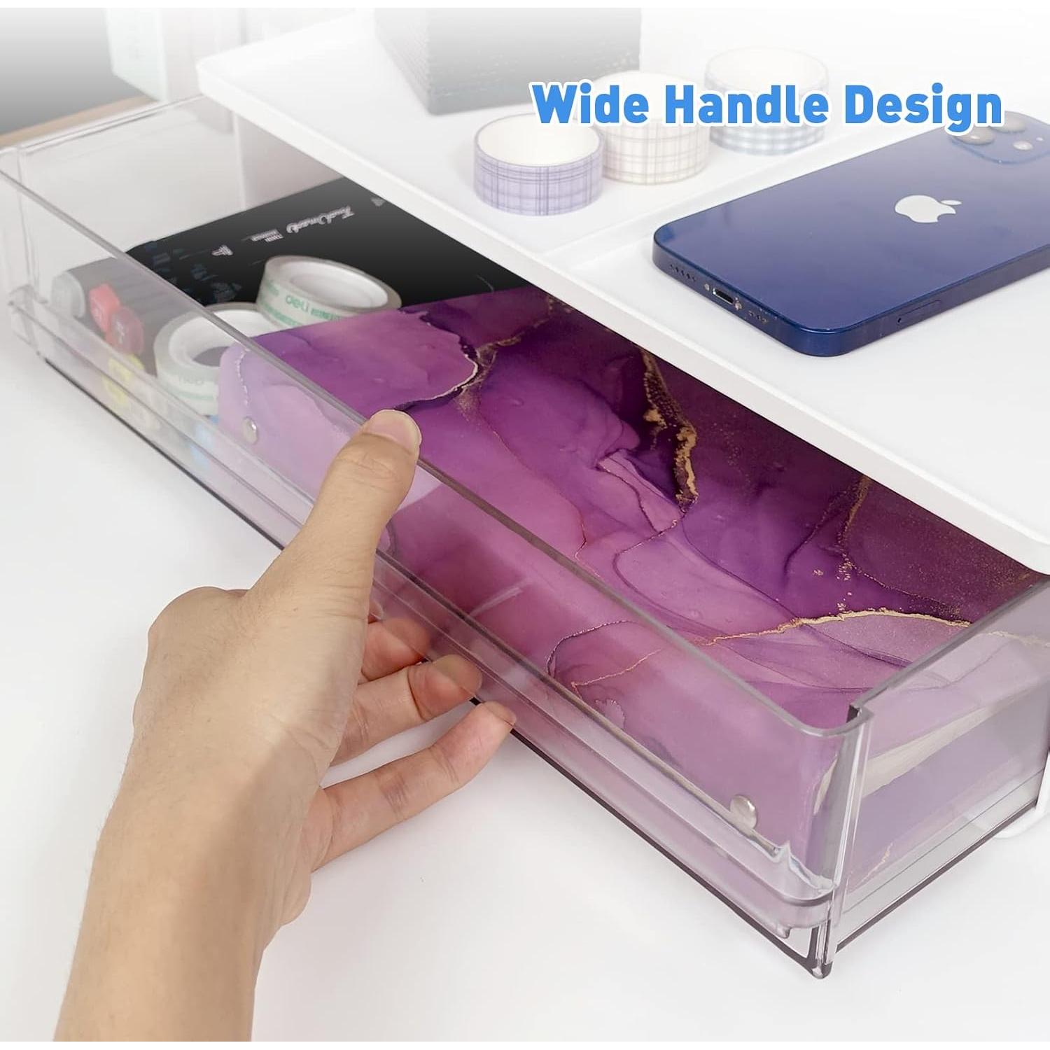 Organizador de Escritorio Harhana HDH002 - Cajón Apilable Blanco