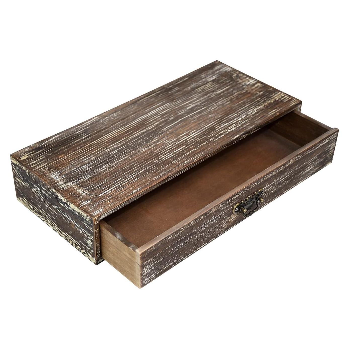 Organizador de Escritorio de Madera OKSQW Vintage 38.1x16.8cm