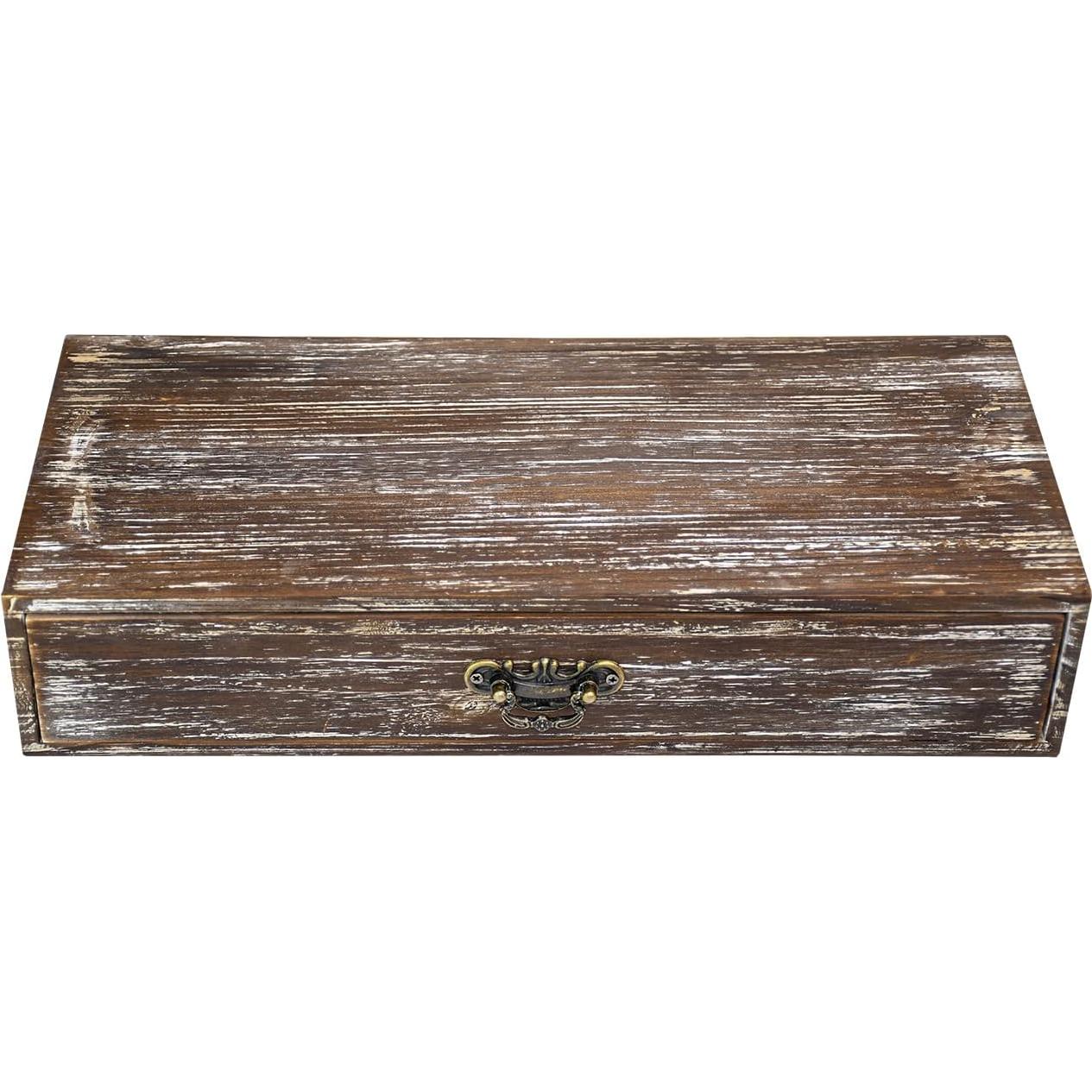 Organizador de Escritorio de Madera OKSQW Vintage 38.1x16.8cm