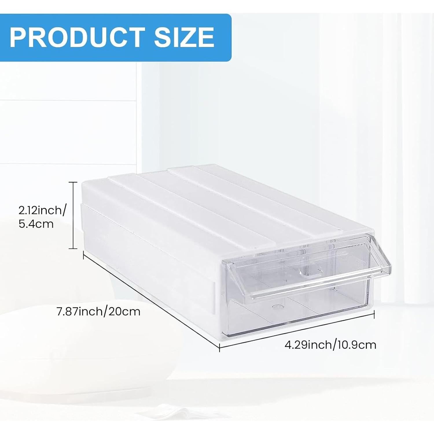 Organizador de Almacenamiento Voittozege 9 Cajones Plástico Blanco