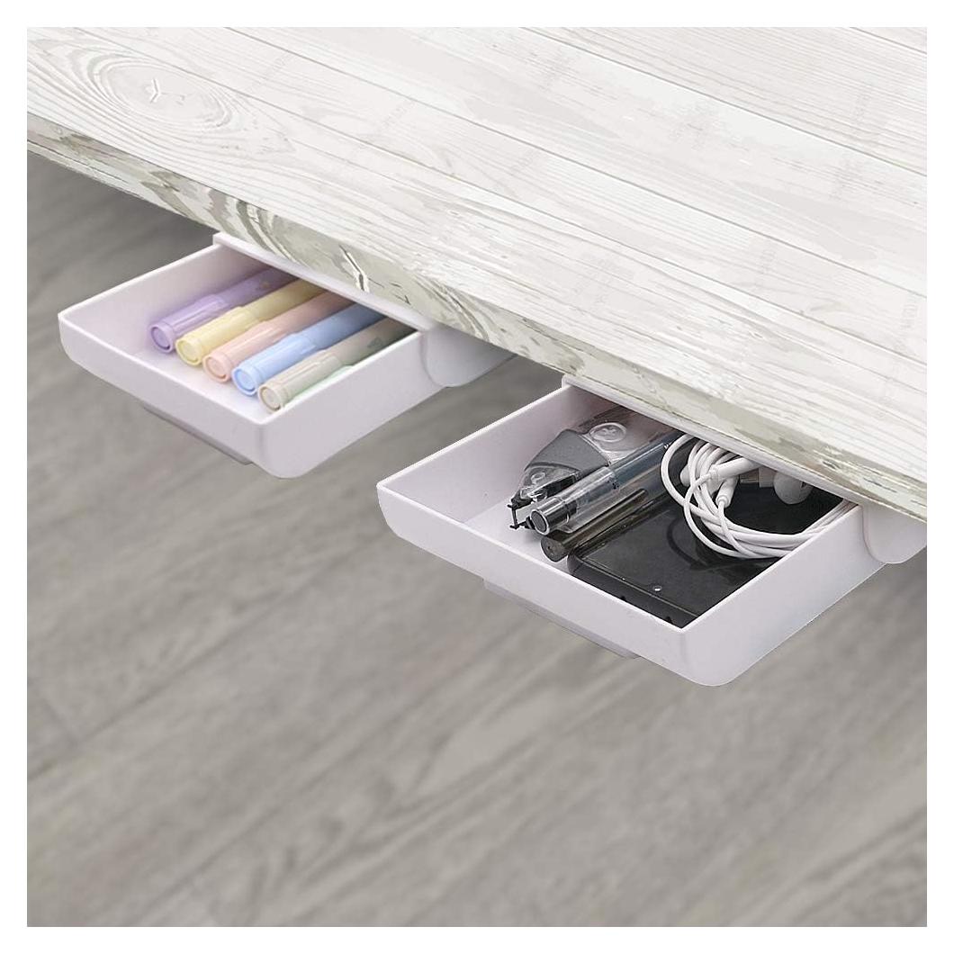 Organizador de Cajones YOOUSOO 2 Piezas Adhesivo Blanco