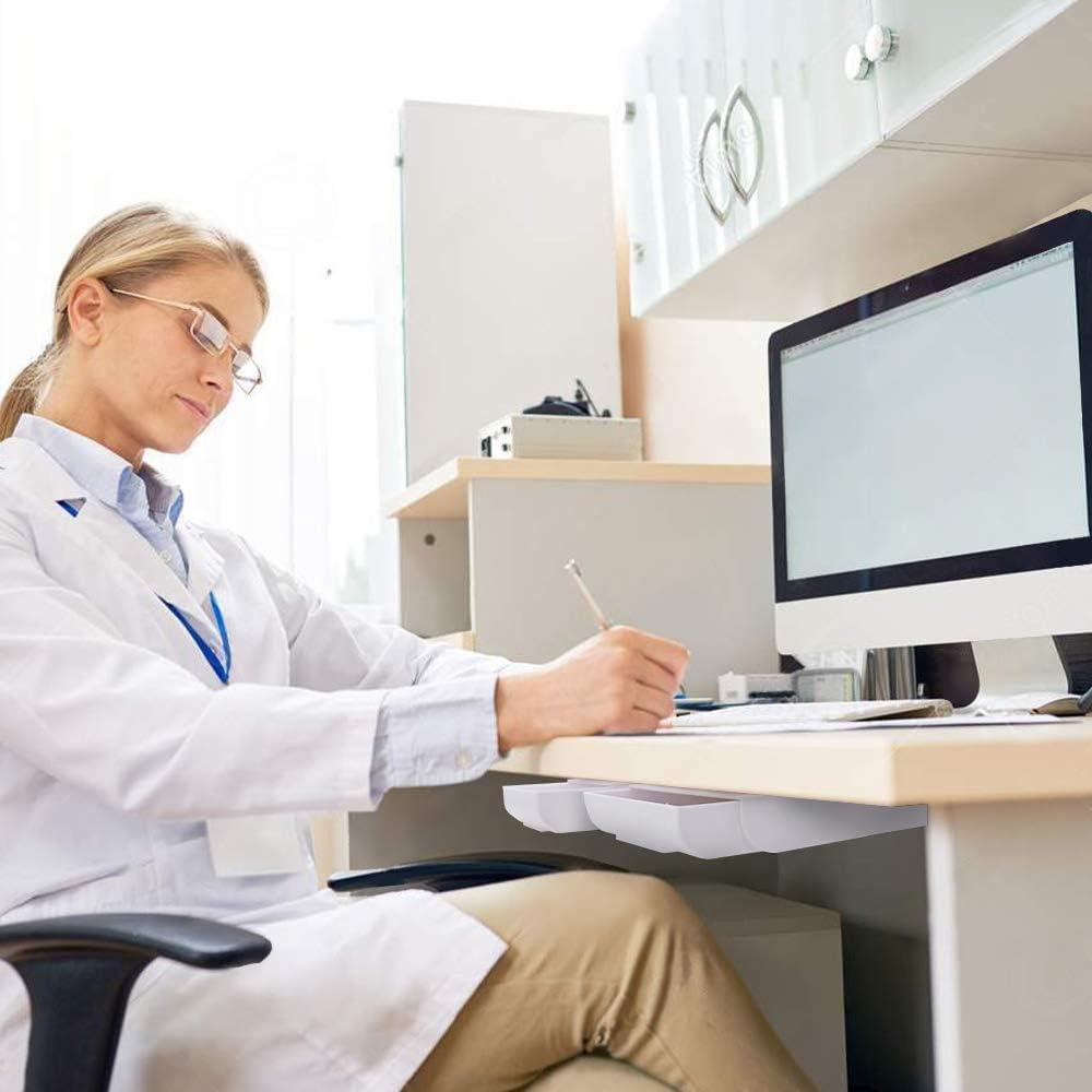 Organizador de Cajones YOOUSOO 2 Piezas Adhesivo Blanco