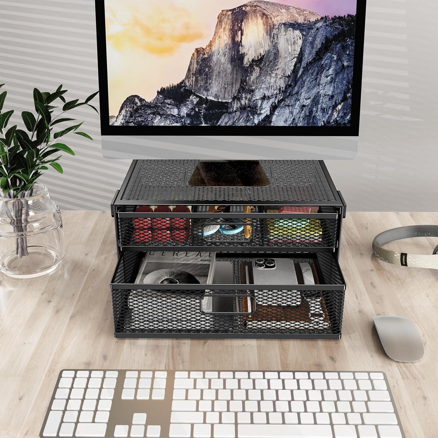 Organizador de Cajones Bajo el Escritorio SRJZMLY 2 Cajones 7.24 kg