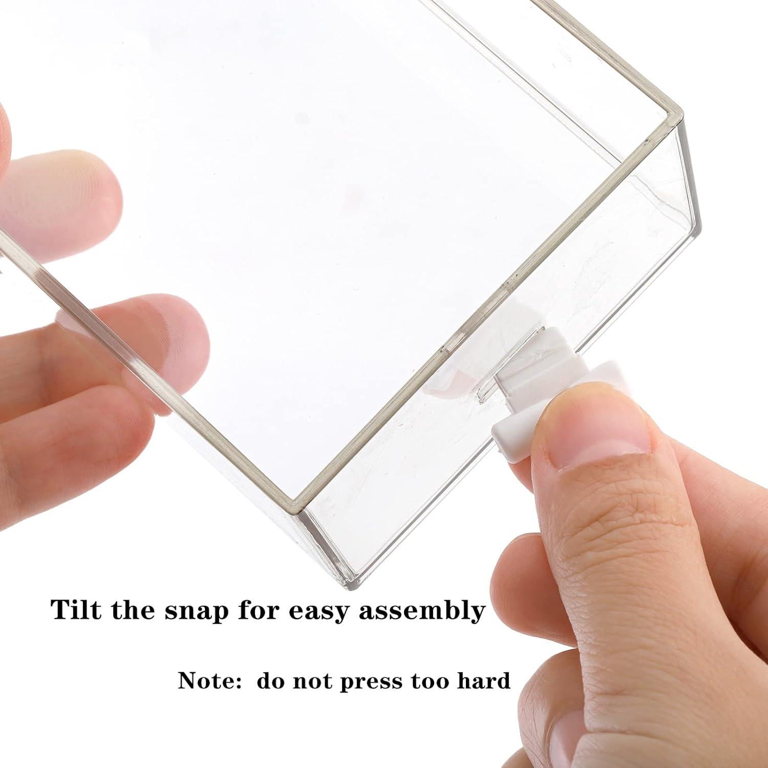 Organizador de Escritorio Pequeño 3 Niveles Lyellfe Transparente