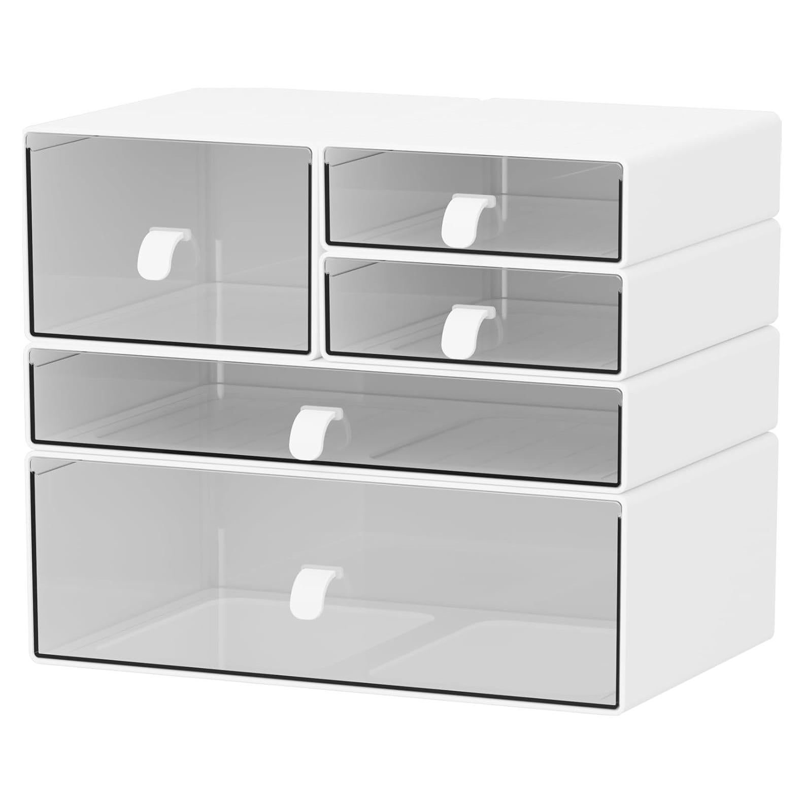 Juego de Organizadores de Escritorio Yashong 5 Cajones Apilables