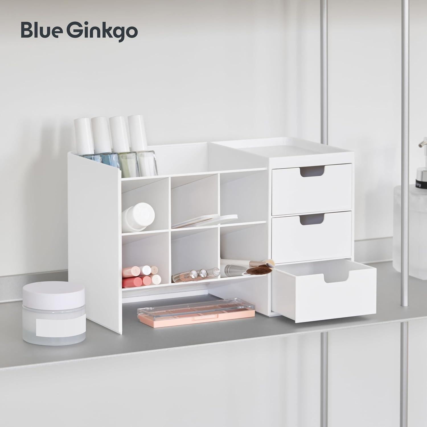 Organizador de Escritorio Apilable BLUE GINKGO Hive Stack - Blanco