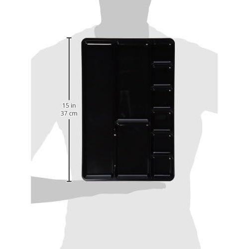 Organizador de Escritorio Deflecto 38104, 9 Compartimentos, Negro
