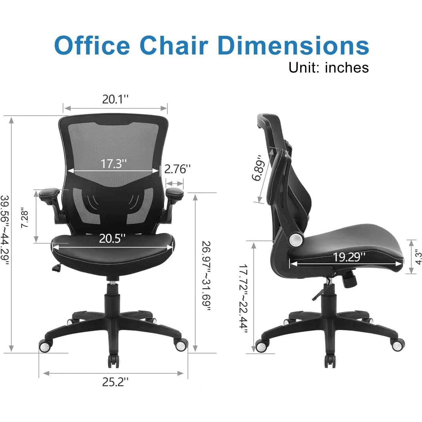 Silla de Oficina Ergonómica X XISHE con Respaldo de Malla y Soporte Lumbar