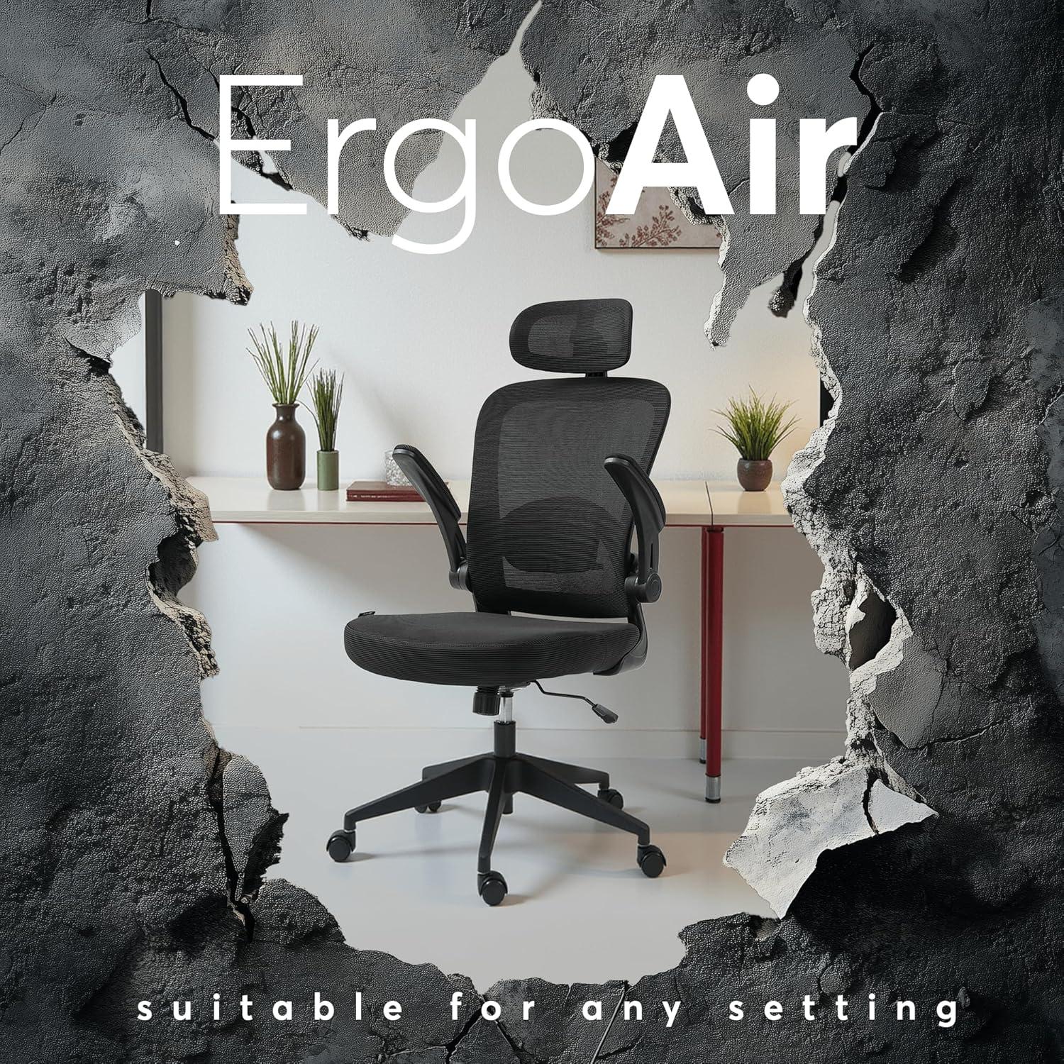Silla de Oficina Ergonómica Oline ErgoAir - Soporte Lumbar Ajustable