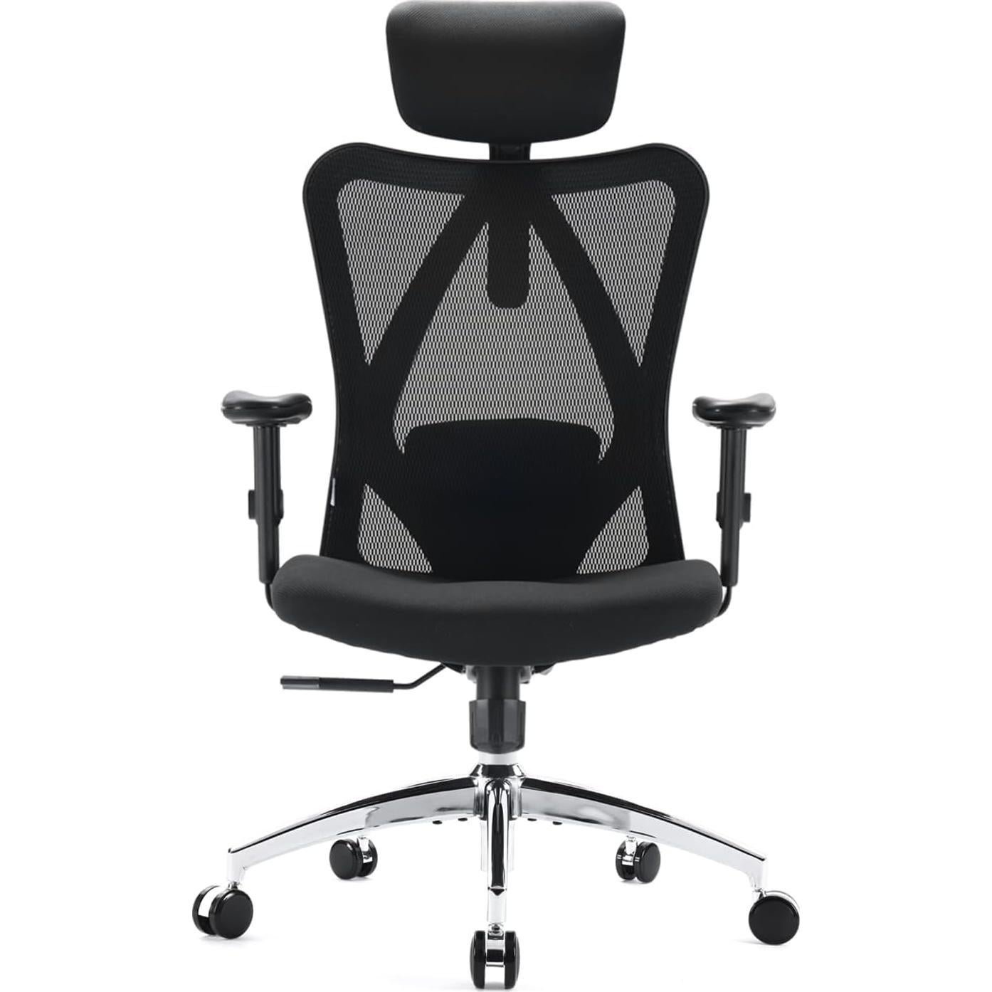 Silla de Oficina Ergonómica SIHOO M18 Negra Ajustable Soporte Lumbar