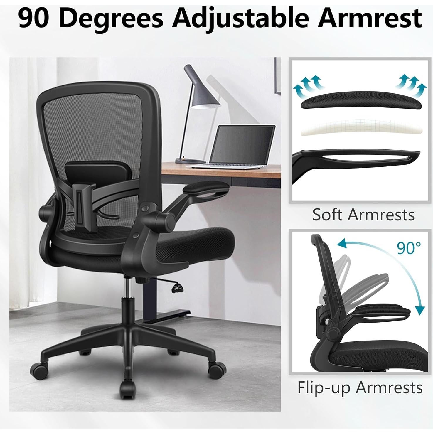 Silla de Oficina Ergonómica FelixKing FK918-W Negra Ajustable