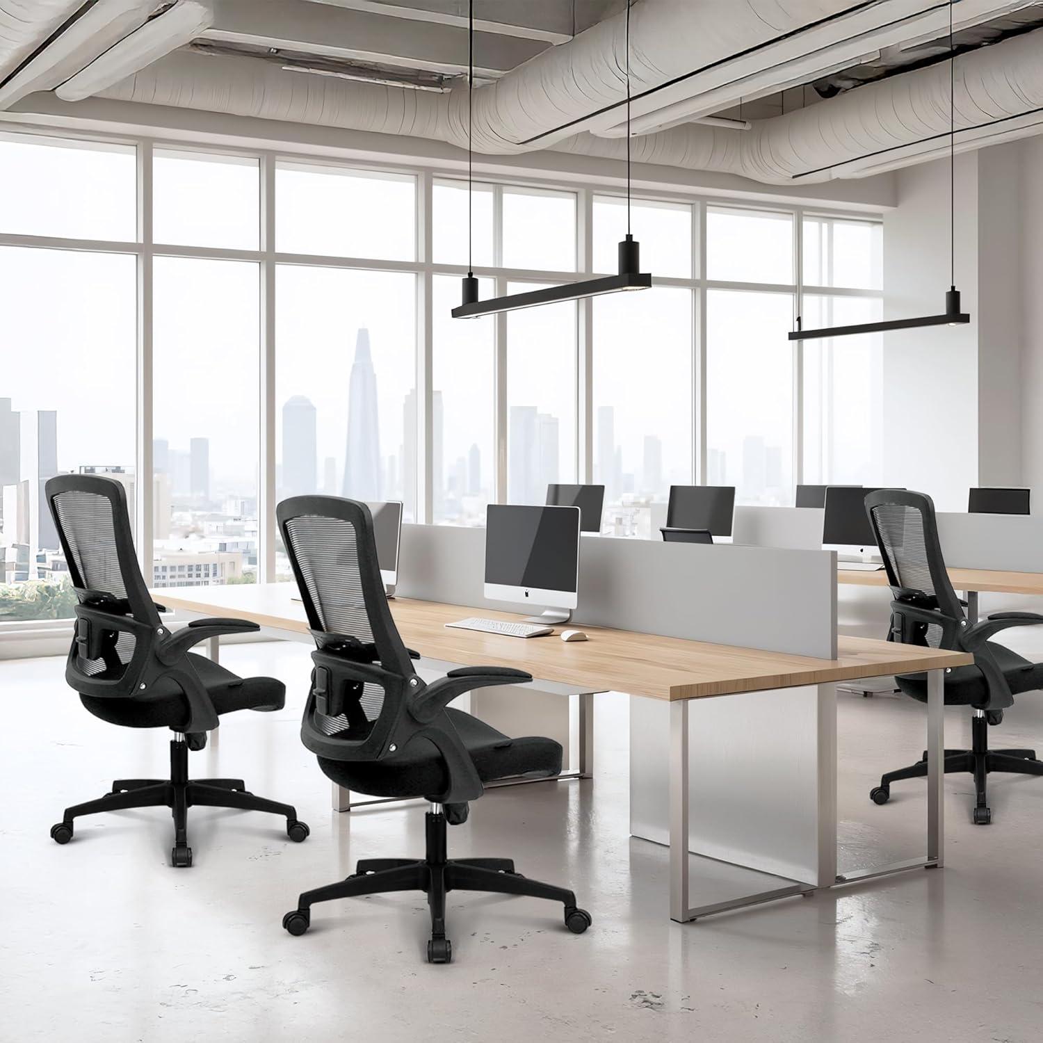 Silla de Oficina NEO Respaldo Alto Malla Ajustable Negro