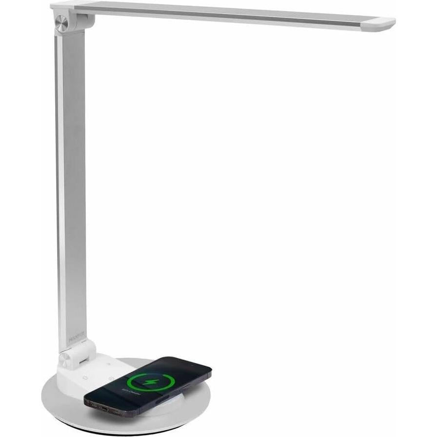 Lámpara de Escritorio LED Mount-It! TS-7009 con Cargador Inalámbrico
