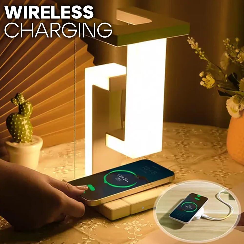 Lámpara de Escritorio LED BOLT Antigravedad con Cargador USB