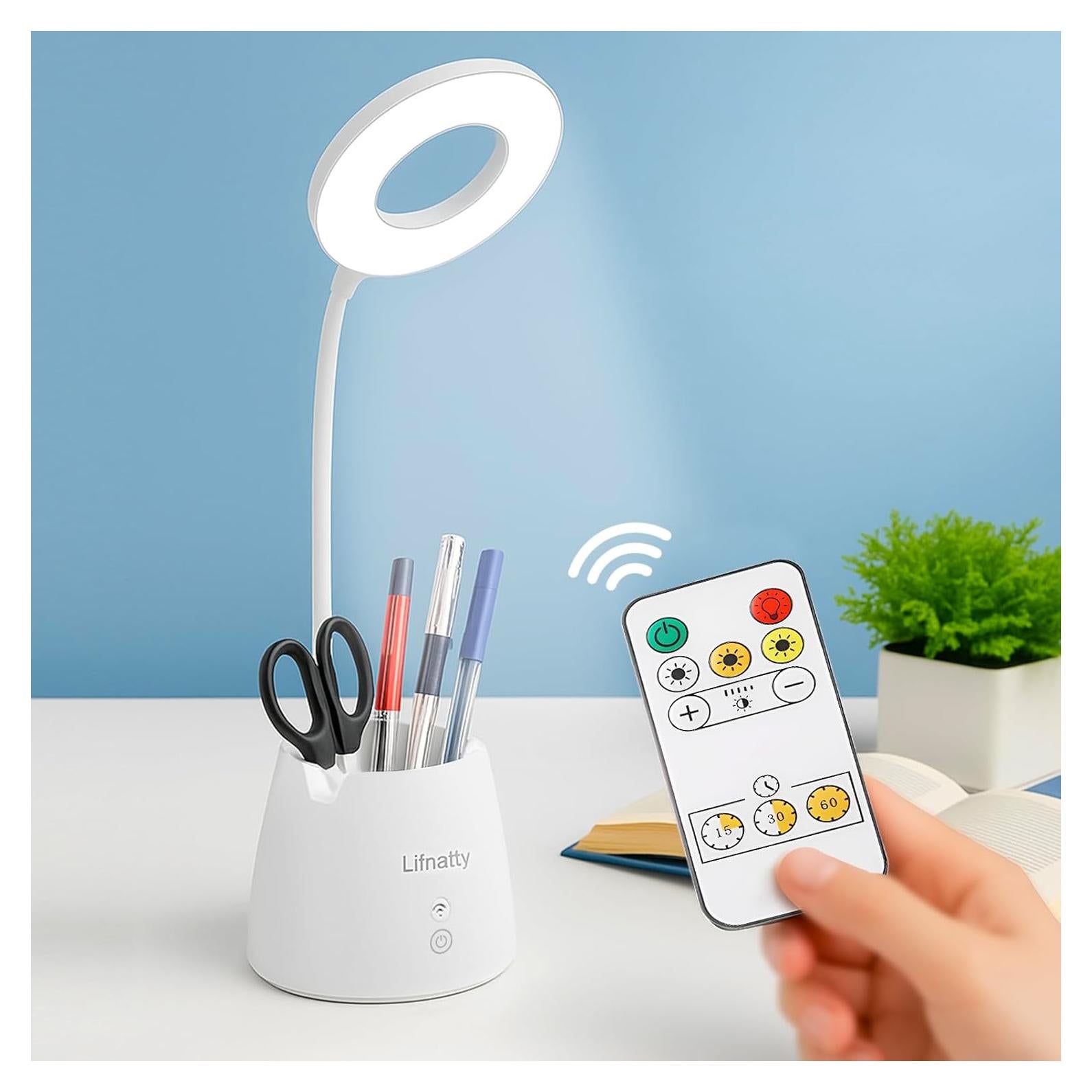 Lámpara de Escritorio LED Lifnatty DL02 Regulable Inalámbrica