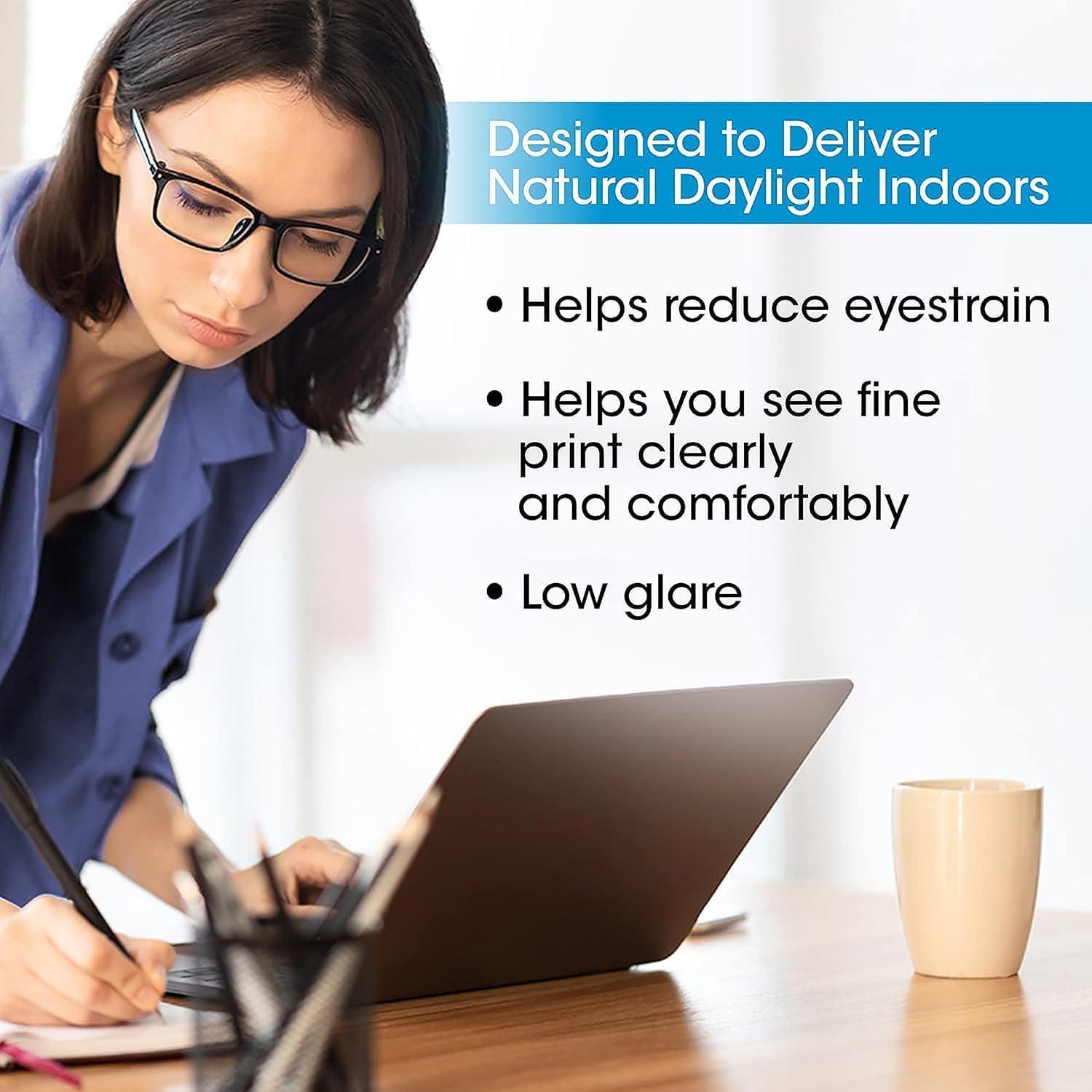 Lámpara de Escritorio LED OttLite Aglow con Carga Inalámbrica